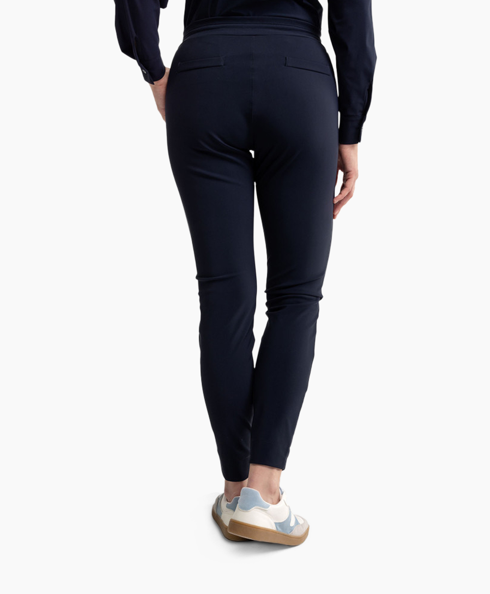 Broek Downstairs Bonded Trousers Donker Blauw