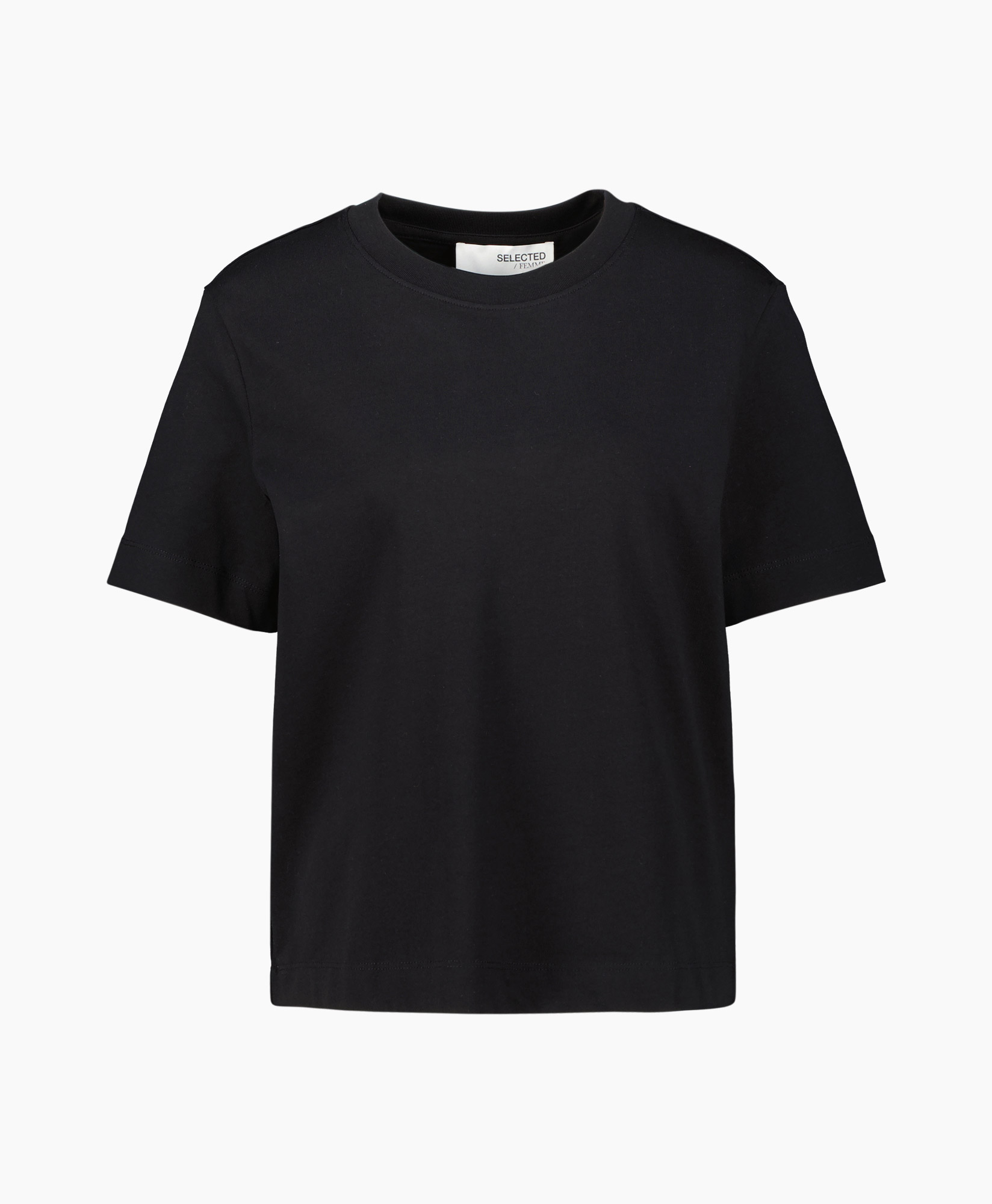 T-shirt Korte Mouw Essential Ss  Boxy Tee Noos Zwart