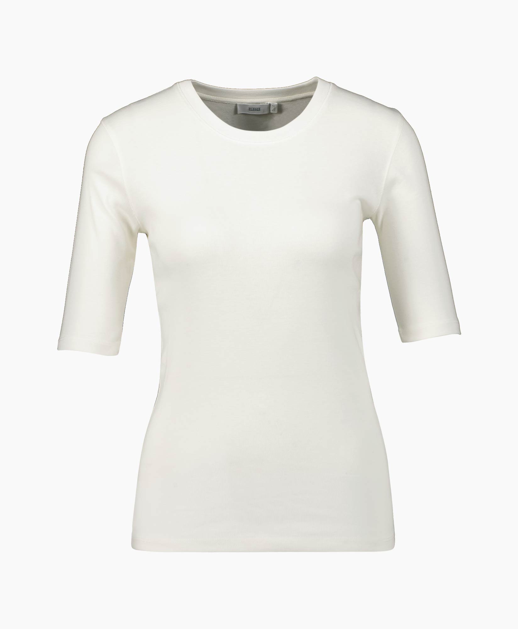 Closed Pullover Crewneck Shortsleeve Off White