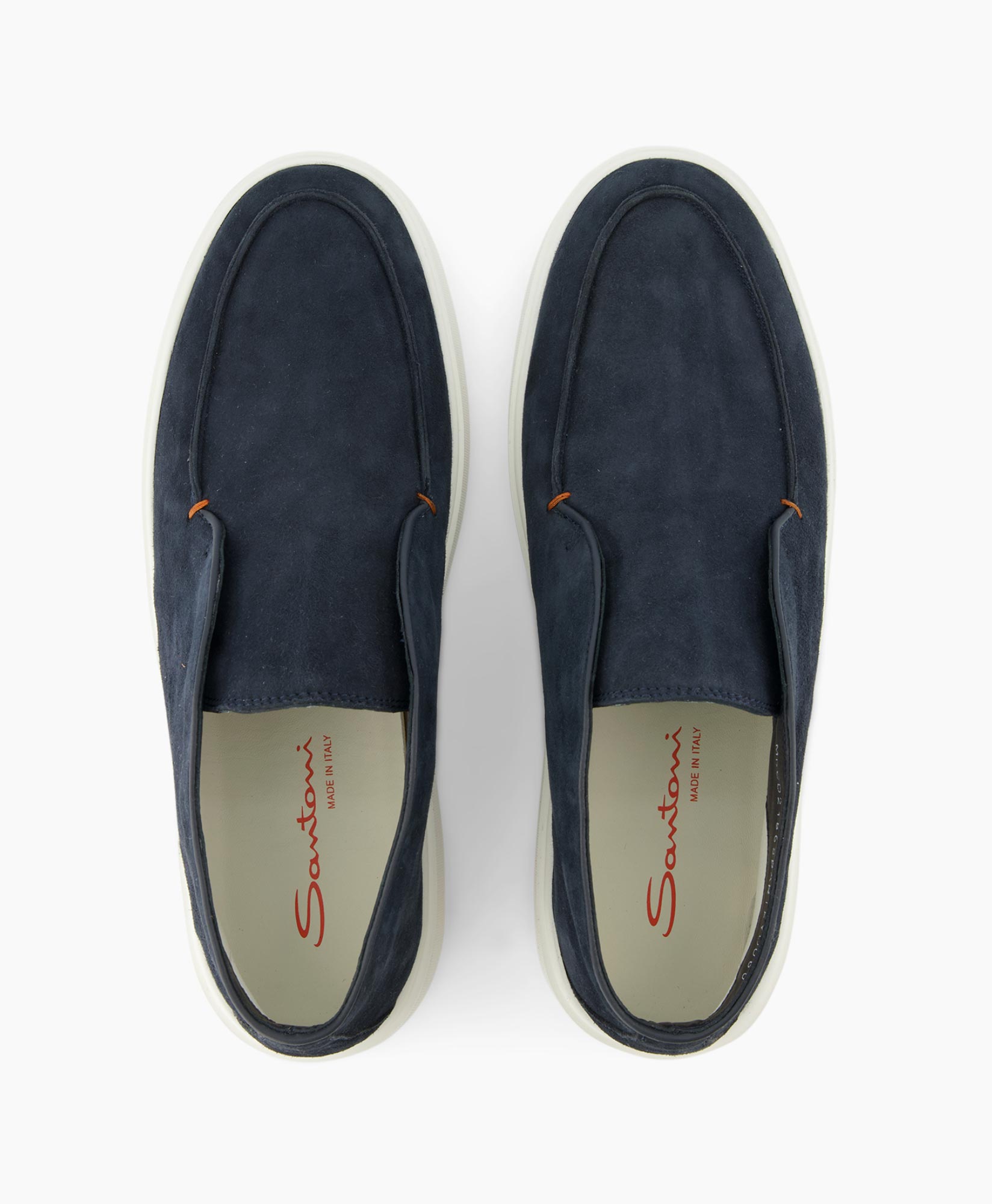 Santoni Loafer Greg Blauw