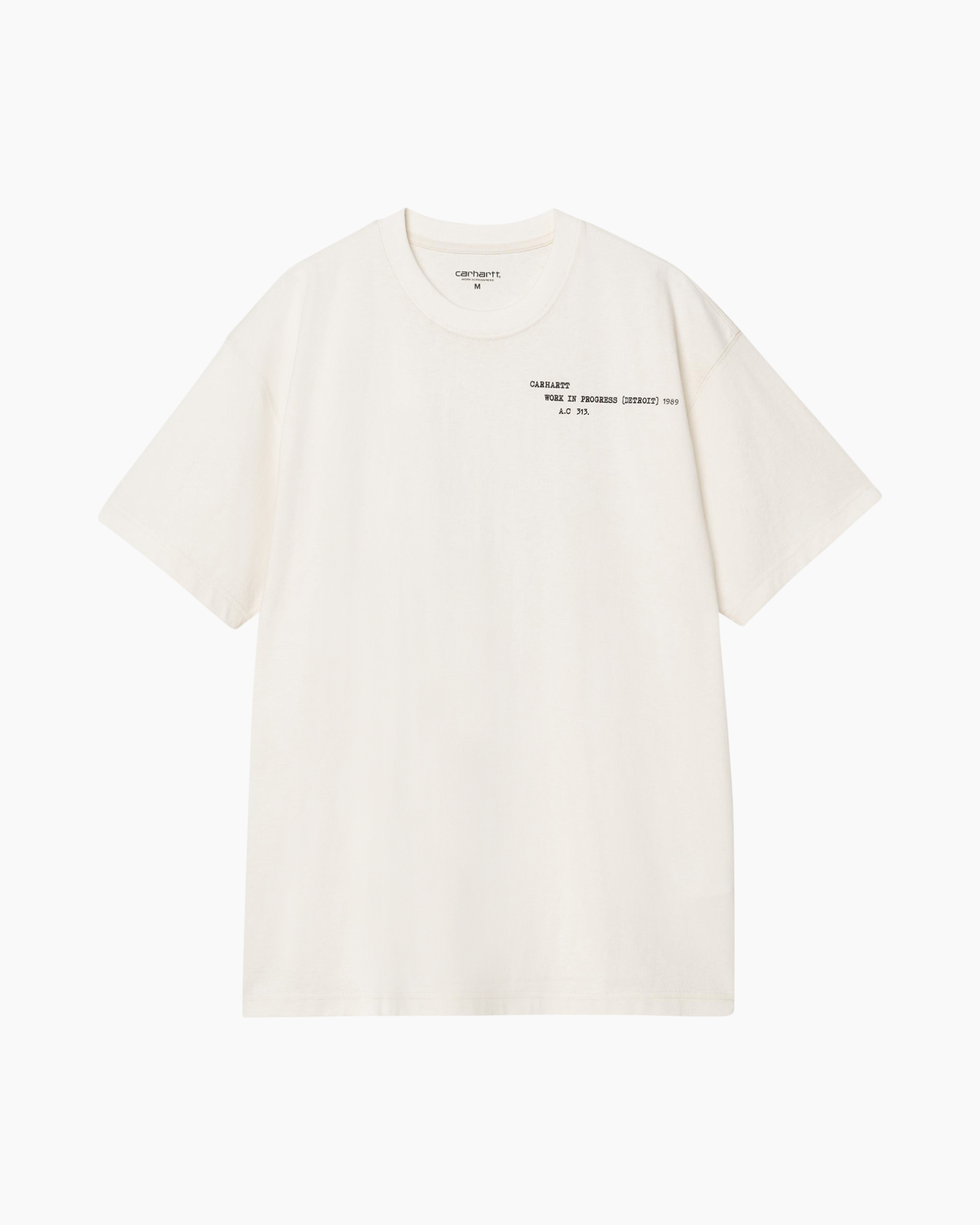 T-shirt Korte Mouw Punched Off White