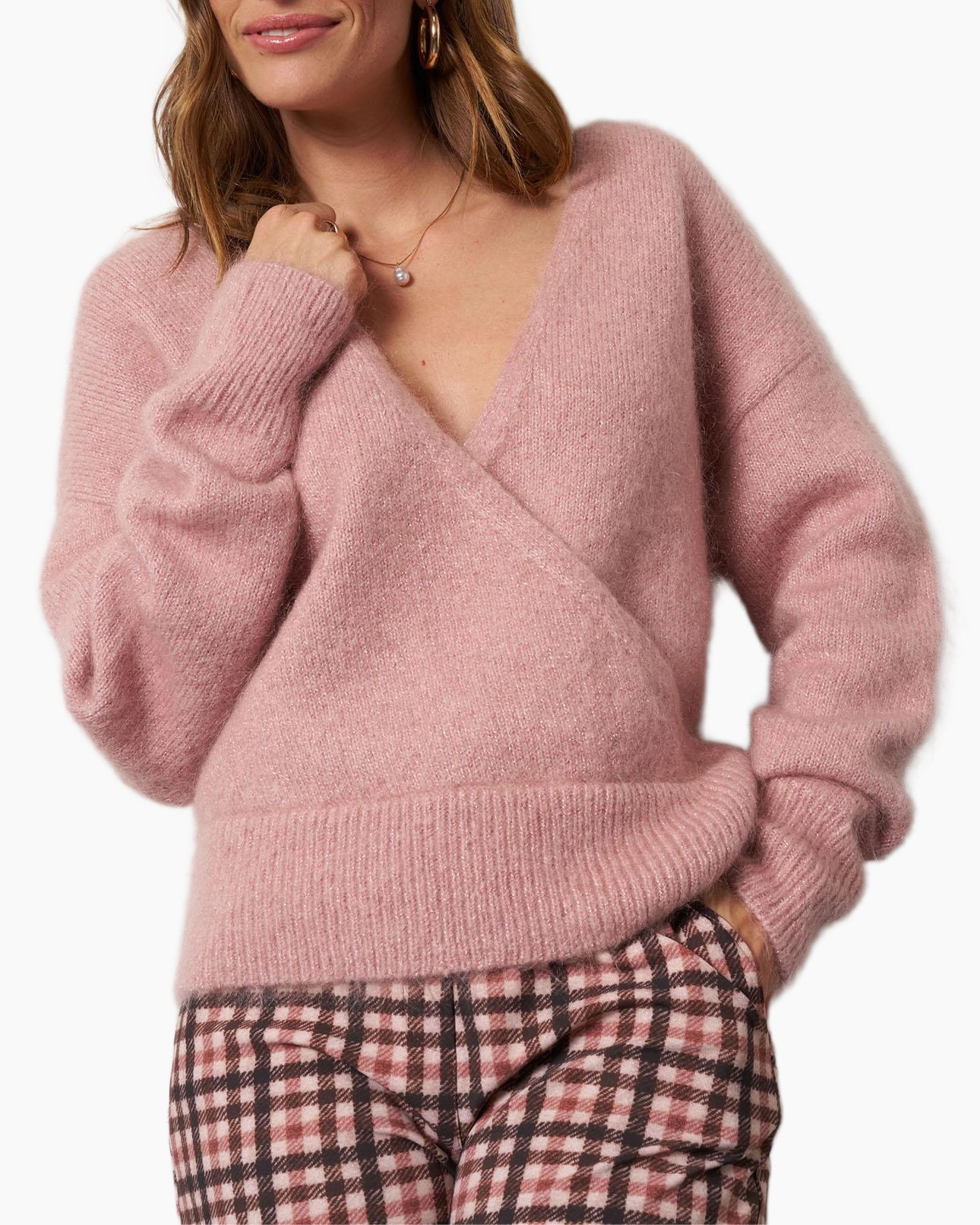 Pullover Aivy Mohair Pullover Grijs