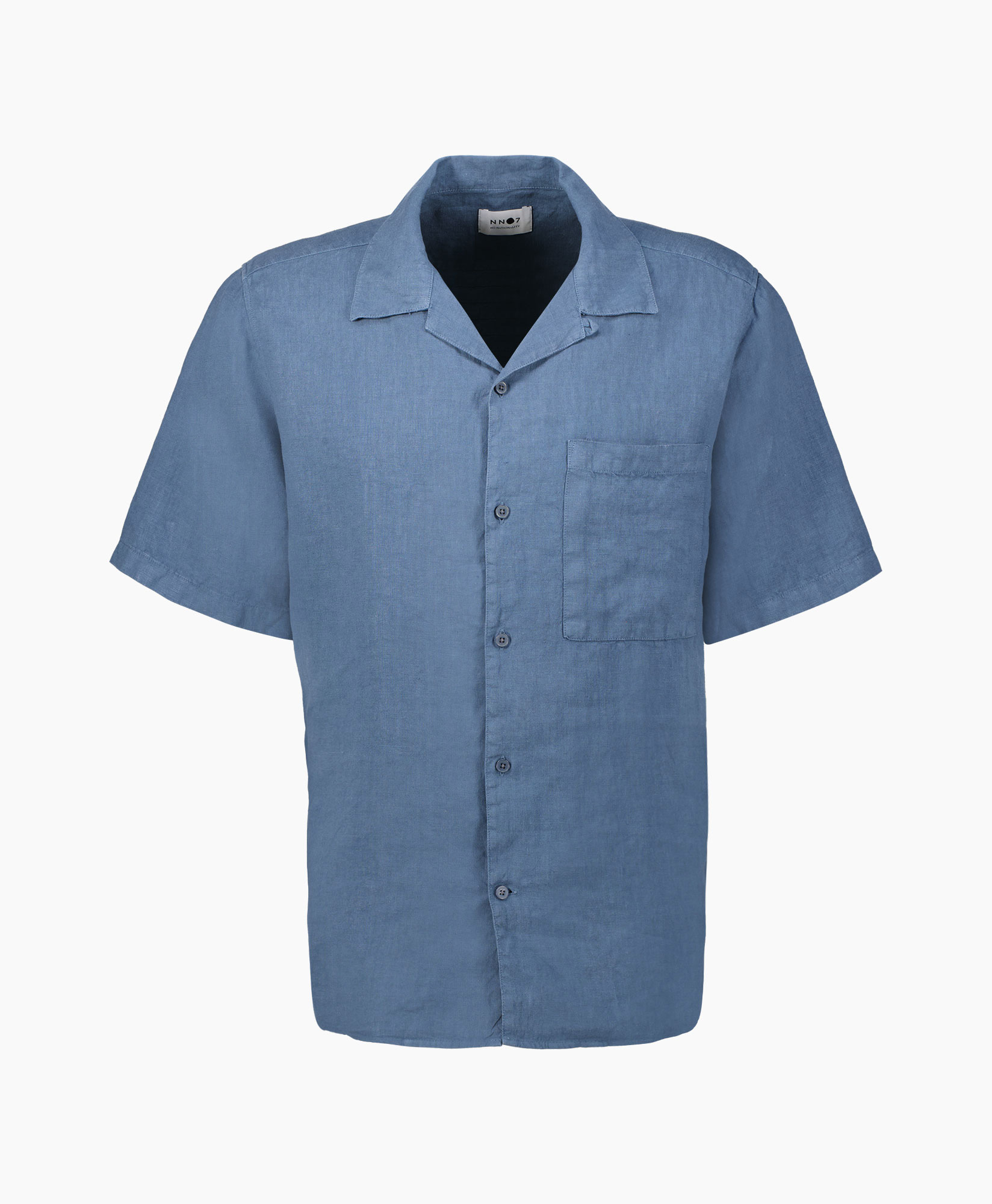 Nn07 Overhemd Shirt Julio Blauw