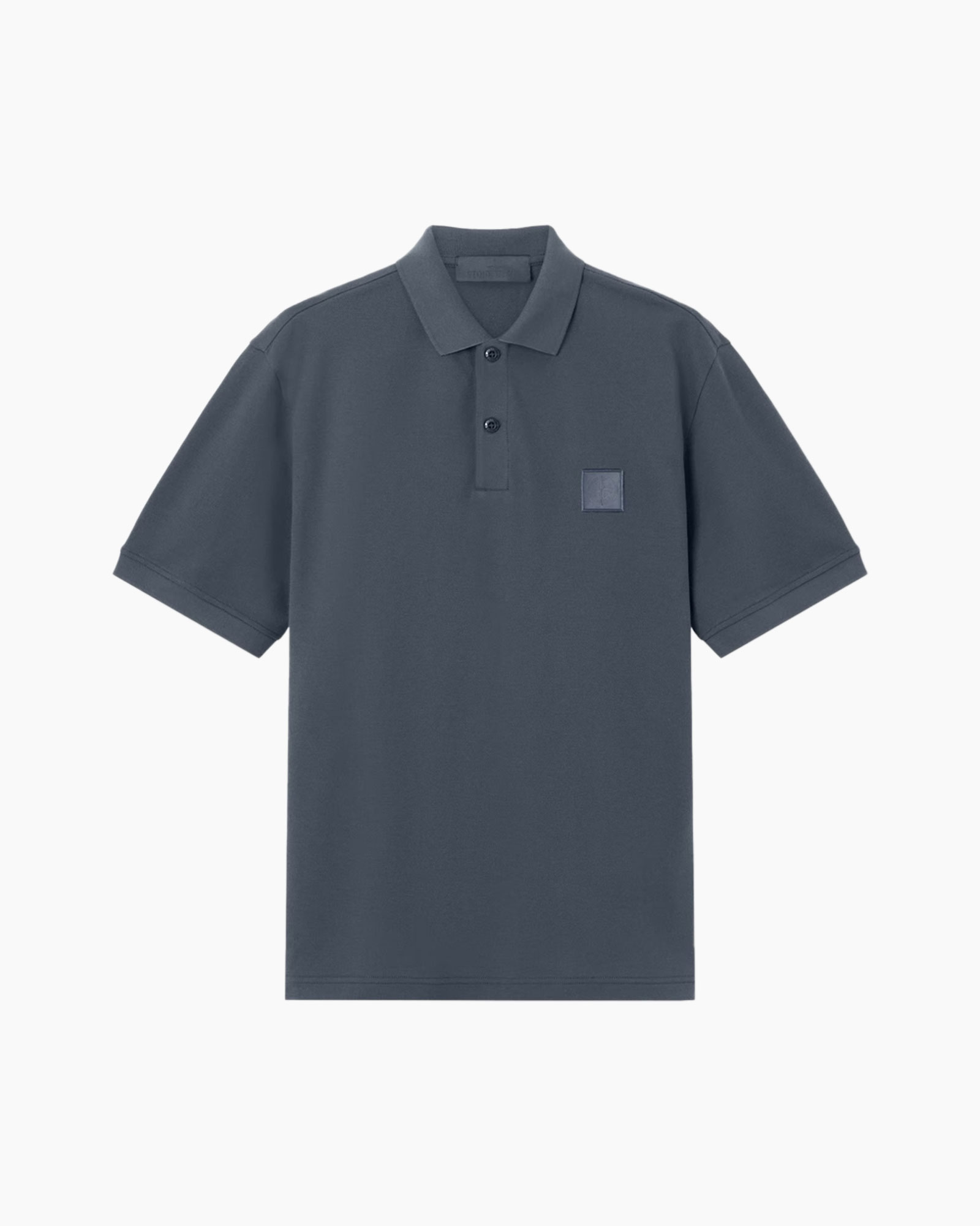 polo shirt, korte mouwen, kraag polo, effen kleur, knopsluiting