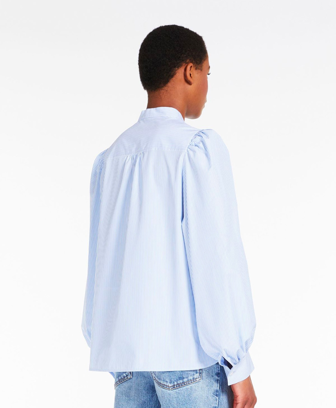 Maxmara Weekend Blouse Alpe Blauw dessin