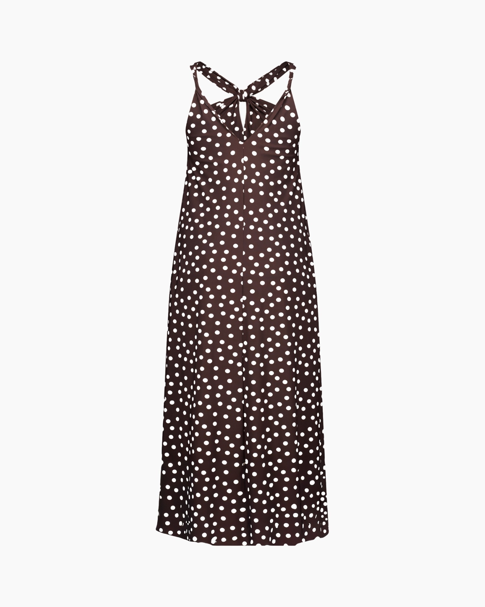 jurk, polkadot, zonnescherm?, maxi jurk, mouwloos