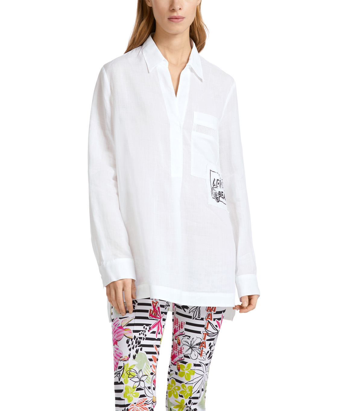 Marccain Sport Blouse Us 51.18 W96 Wit