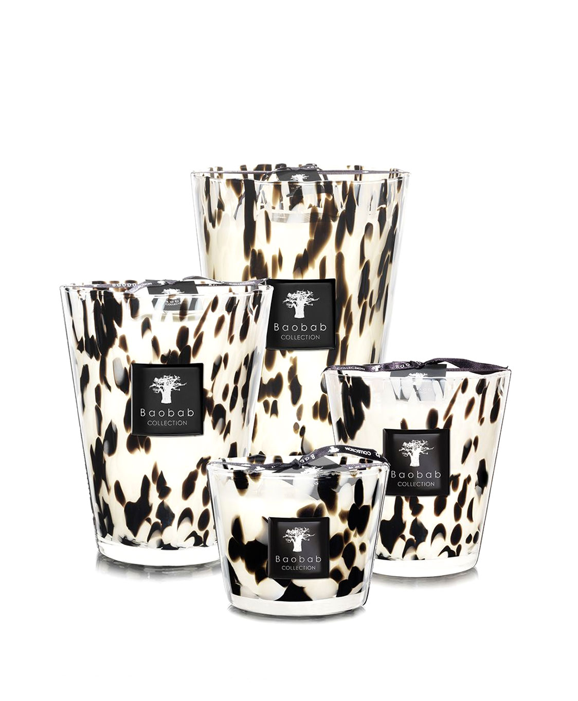 Baobab Geurkaars Max 24 Pearls Zwart