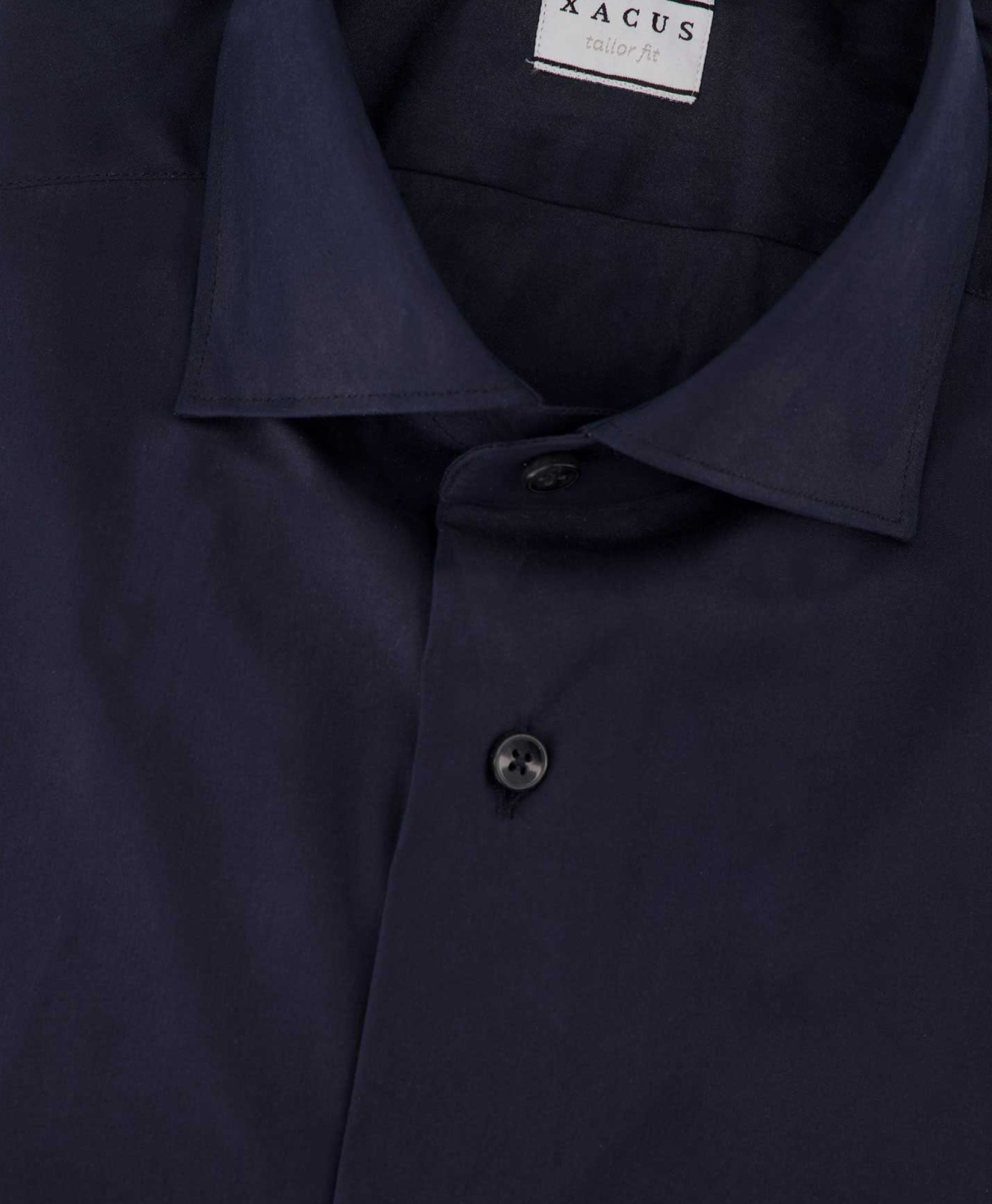 Xacus Overhemd 16125/558 Tailor Donker Blauw