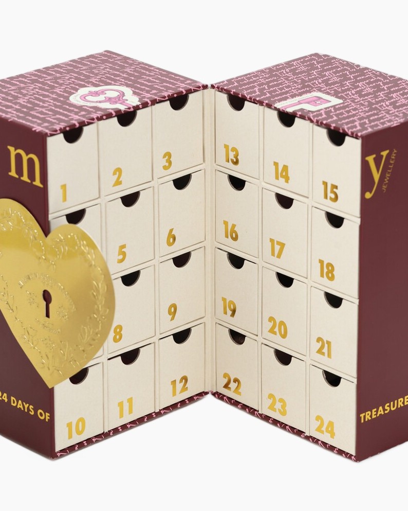 cadeau doos, slot, hart, 24 dagen schatten, juwelenkist