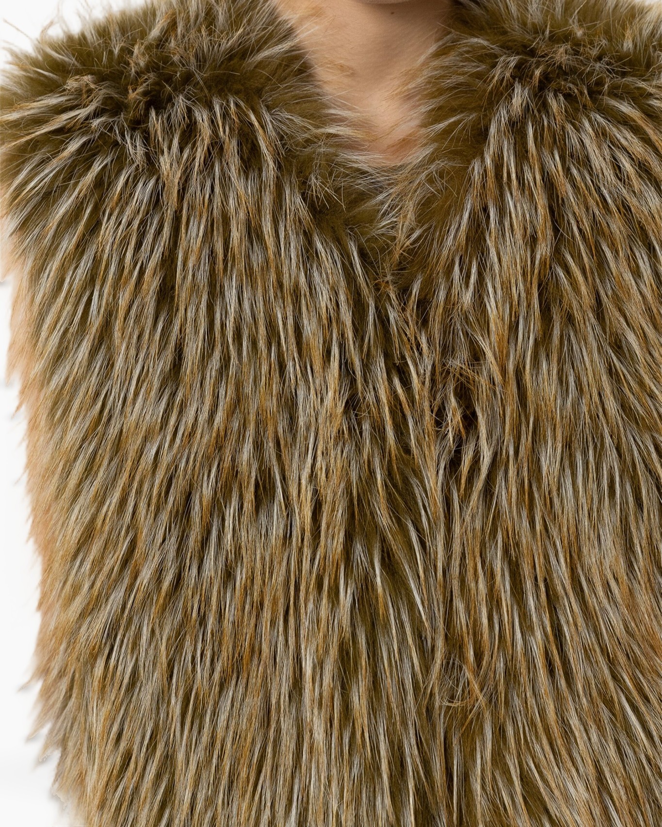 vacht, vachtjas, lang haar, zacht, jas randen