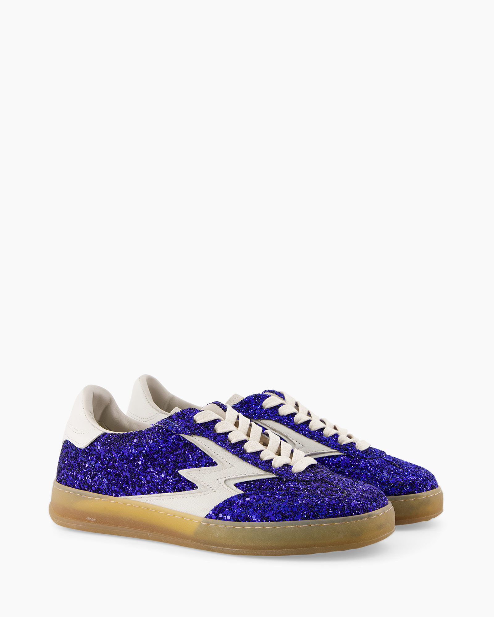 Sneaker Glitter Club Deluxe Blauw