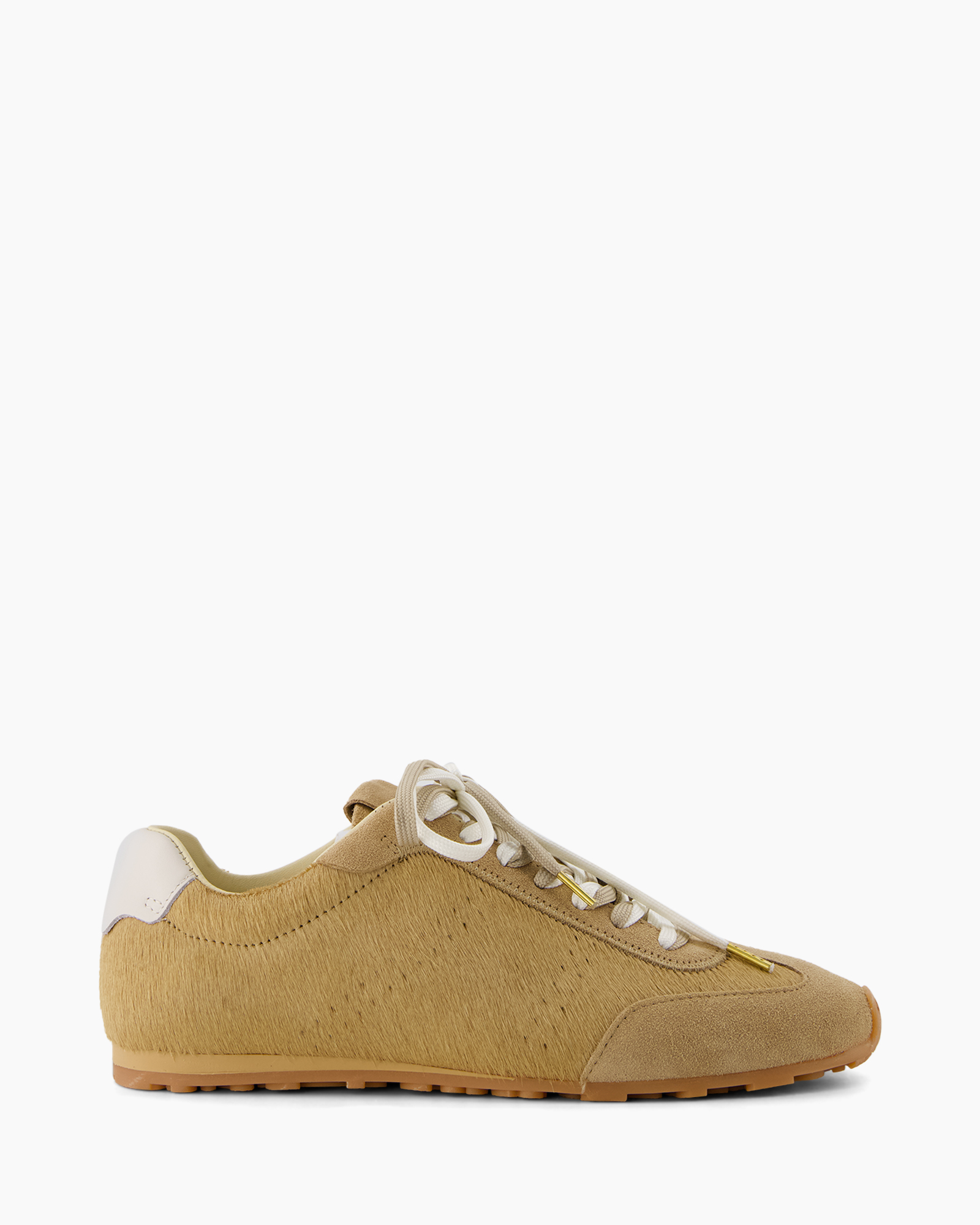 shoe, sneaker, beige, leather, lacing