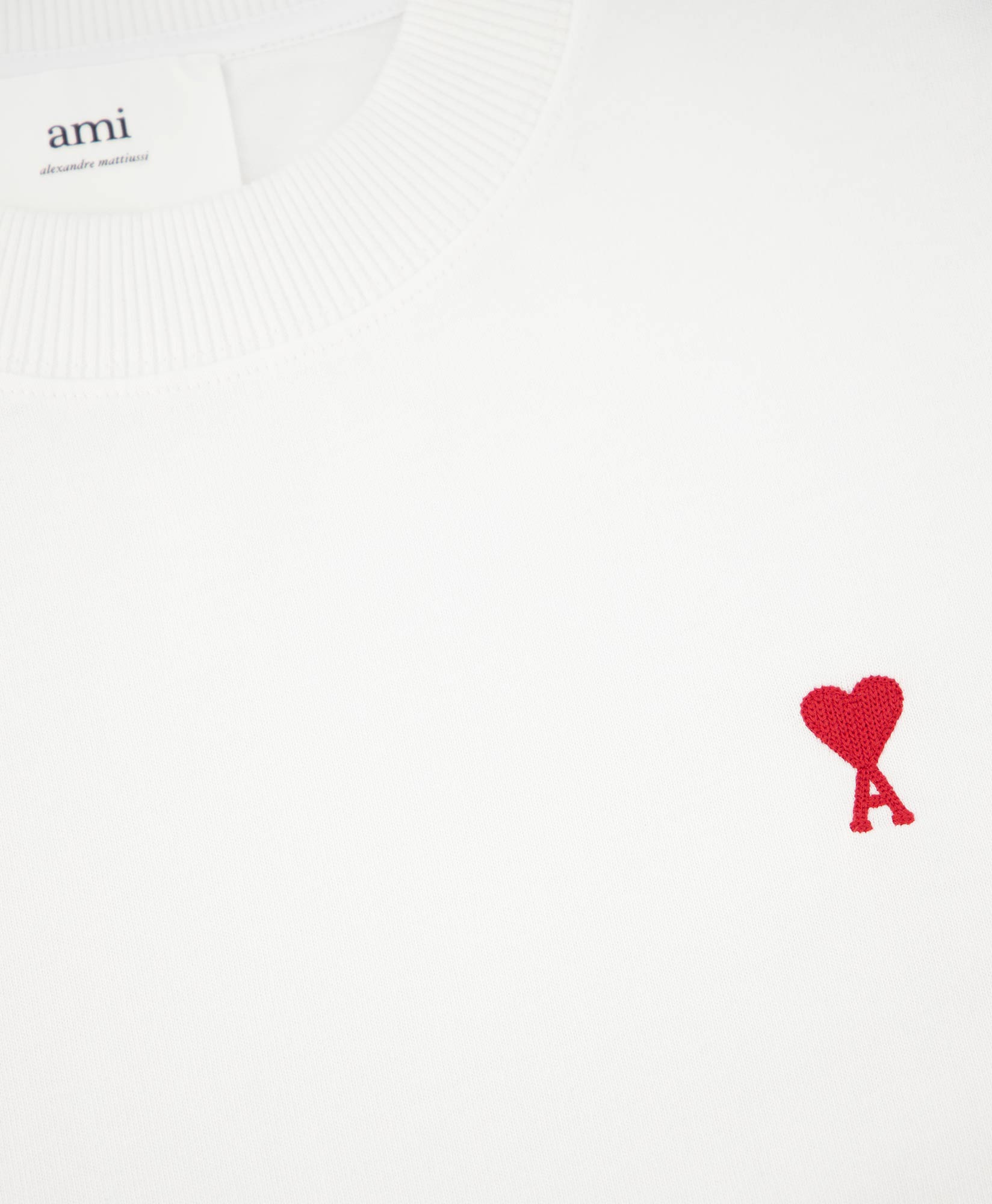 Ami Longsleeve Ami De Coeur Ls Wit