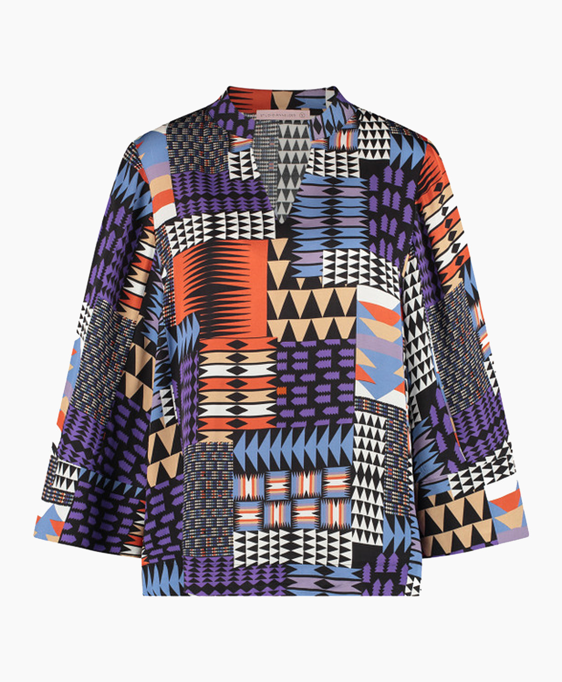 Studio Anneloes Blouse Phileine Ethnic Zwart