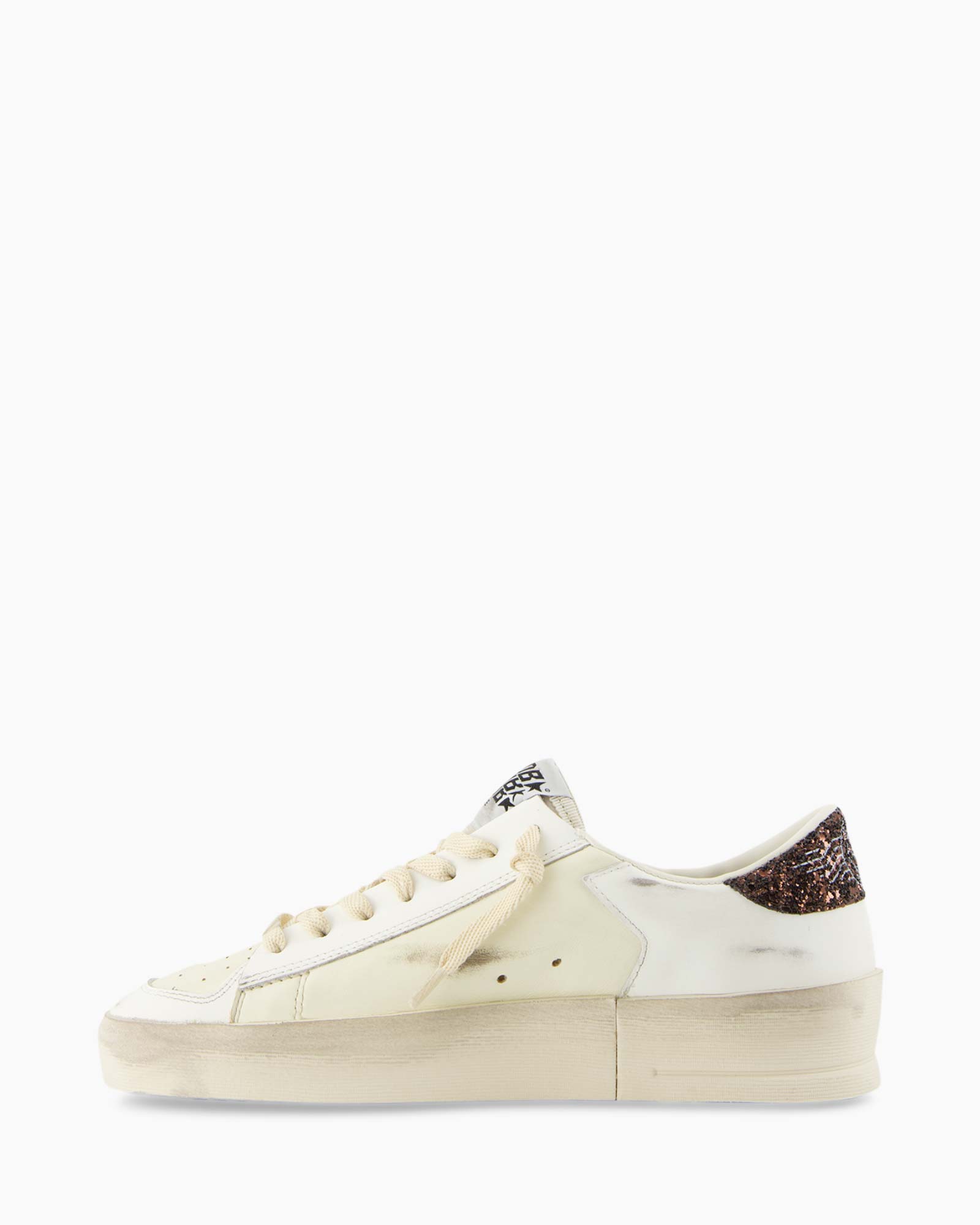 Sneaker Stardan Nappa Leather Glitter Star Off White