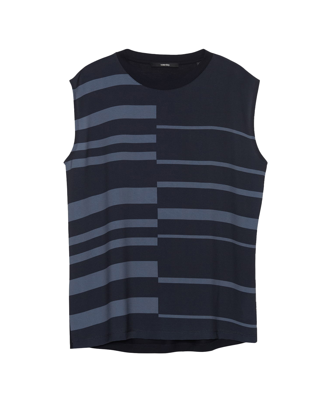 Someday Top Krippa Print Blauw