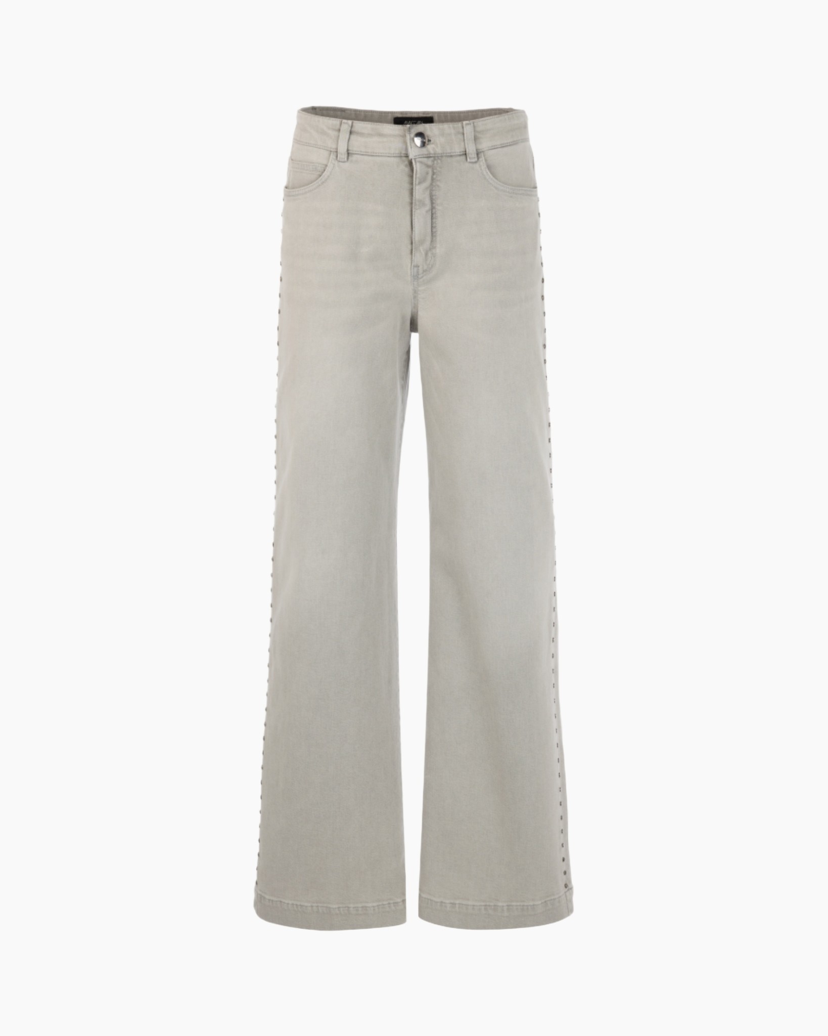 broek, spijkerbroek, wijdere_pijp, beige, knopsluiting