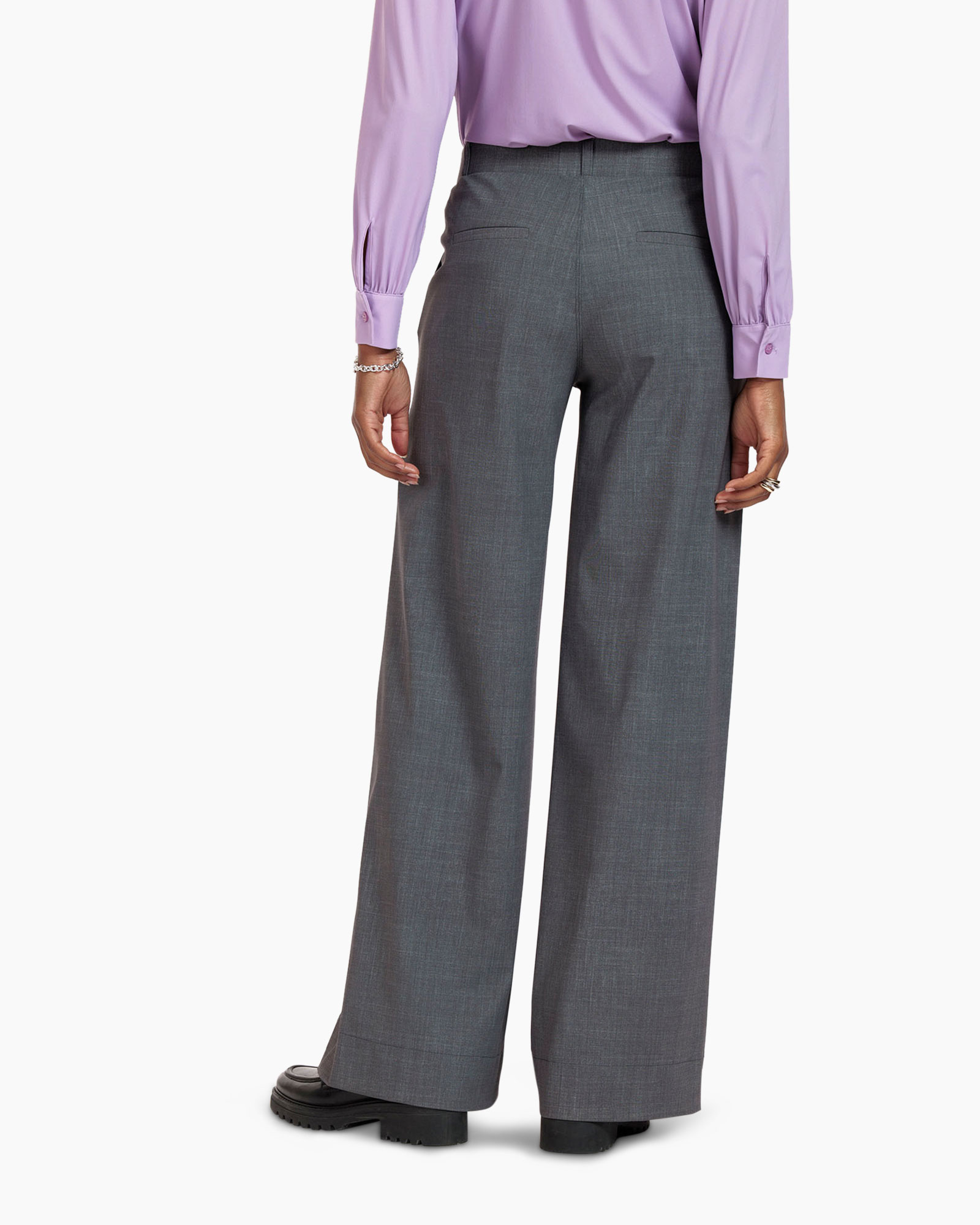 Broek Luz Grey Melee Trousers Grijs