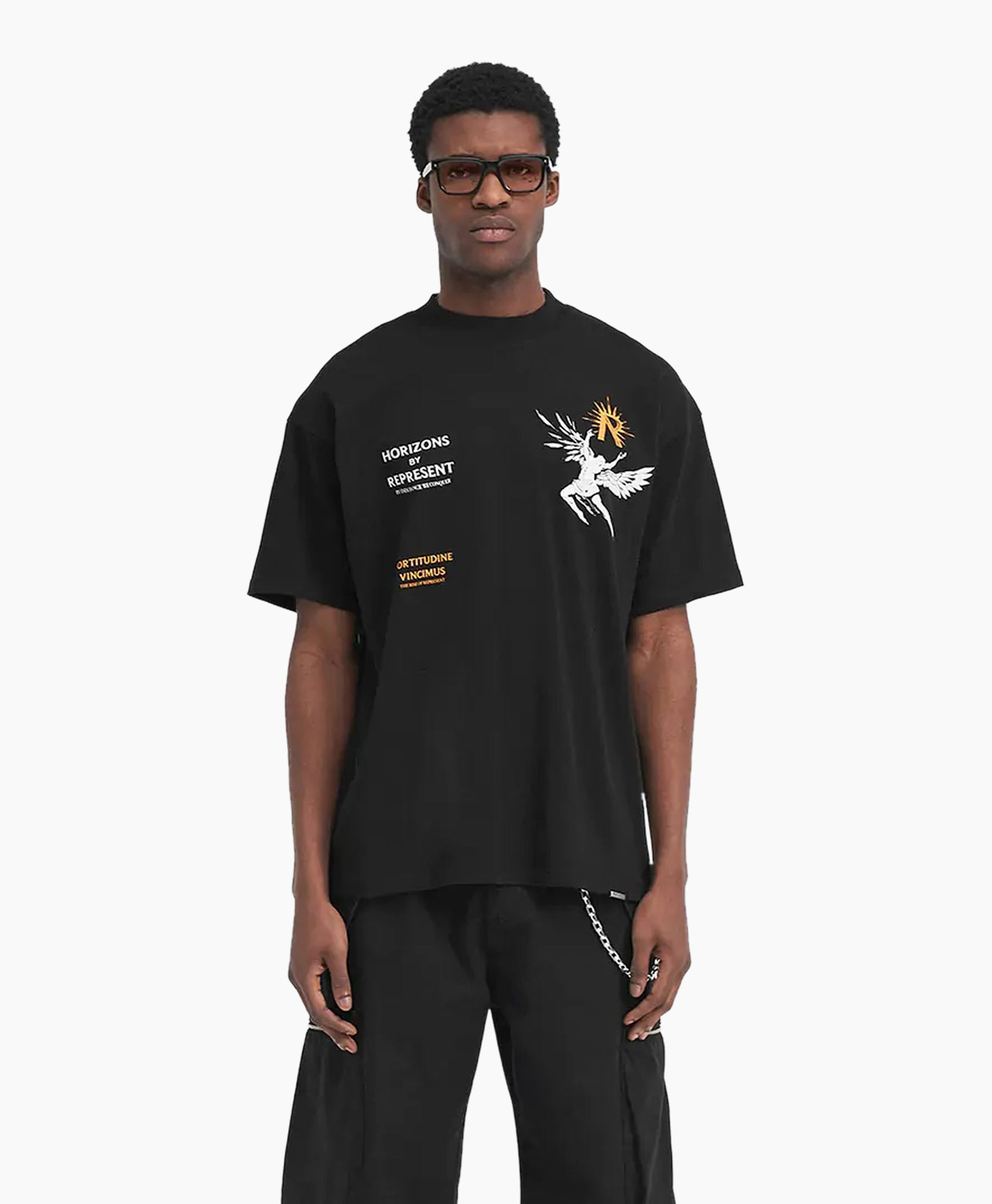 Top & T-shirt Icarus Zwart