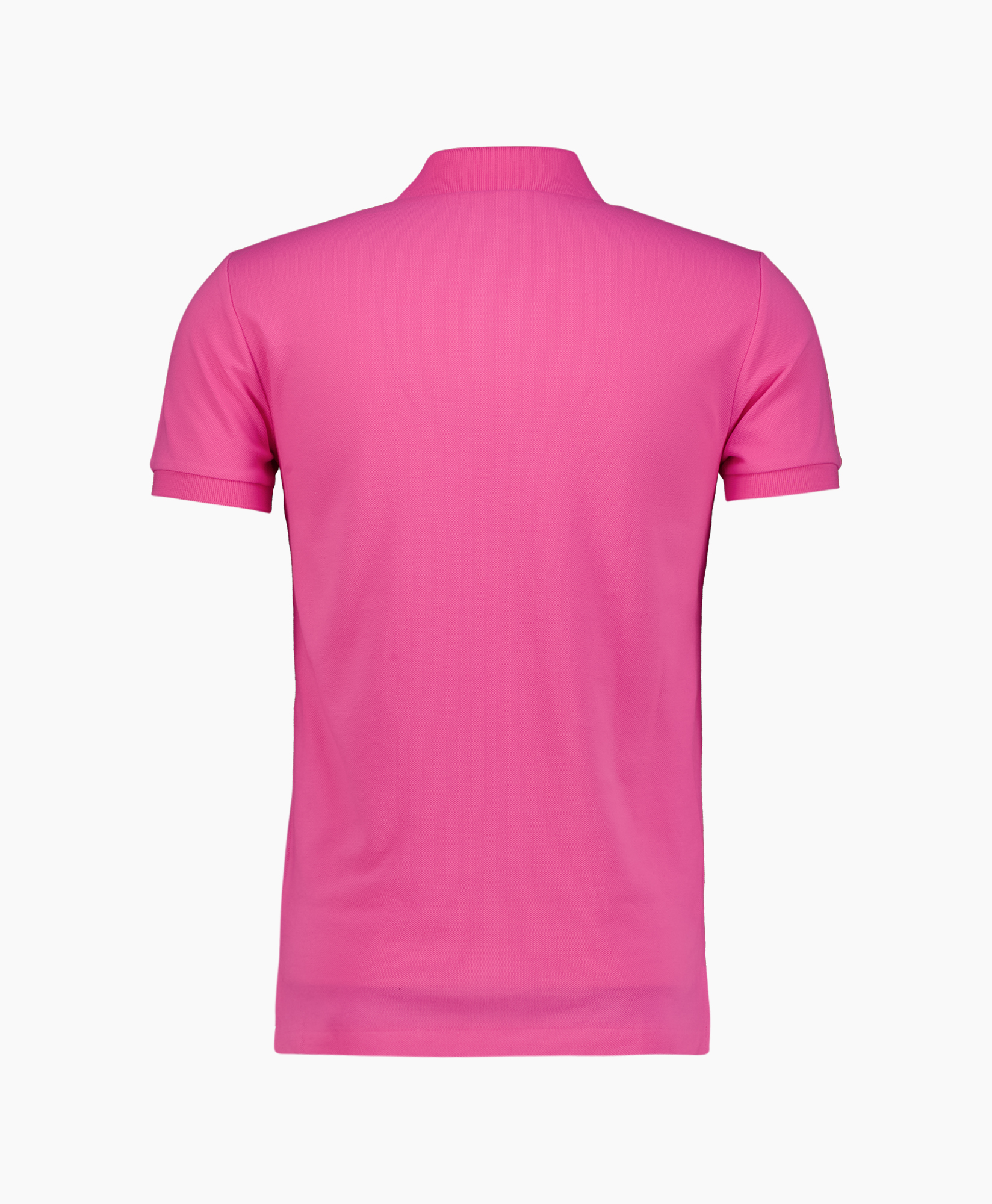 polo shirt, korte mouwen, roze, kraag, logo geborduurd