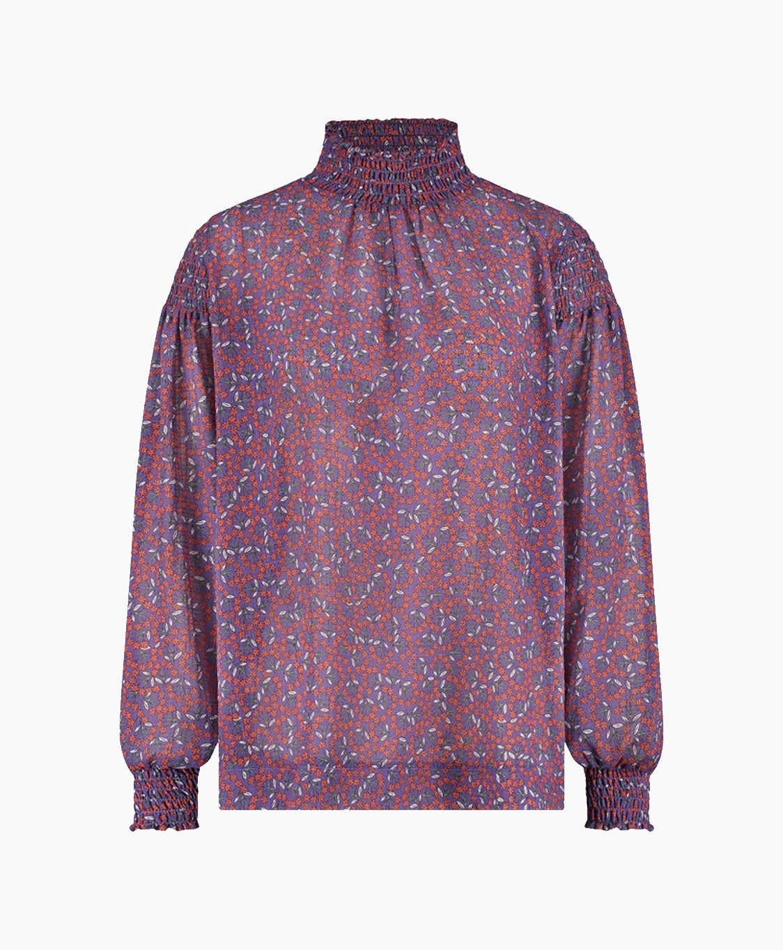 Studio Anneloes Blouse Dakota Flower Twig Paars