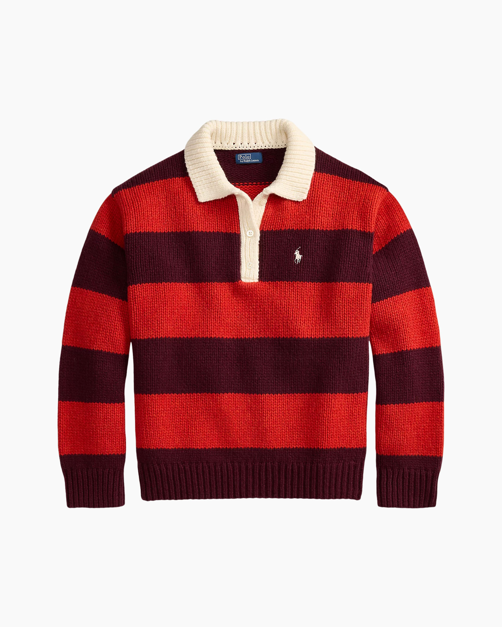 trui, pullover, gestreept, rolkraag, breisel