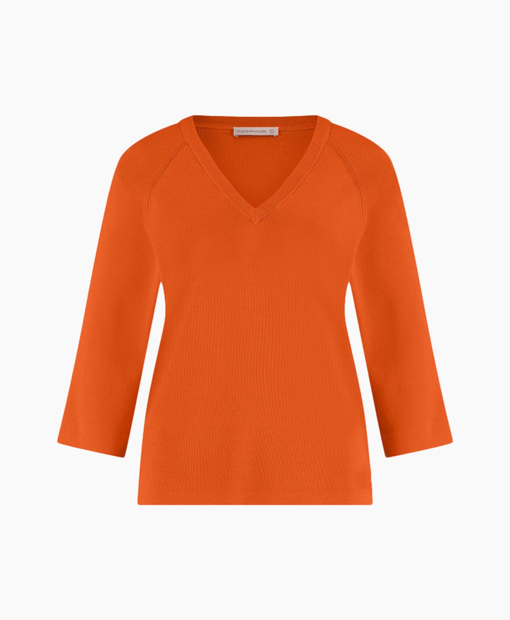 Studio Anneloes Pullover Marijn Vneck Pullover Oranje