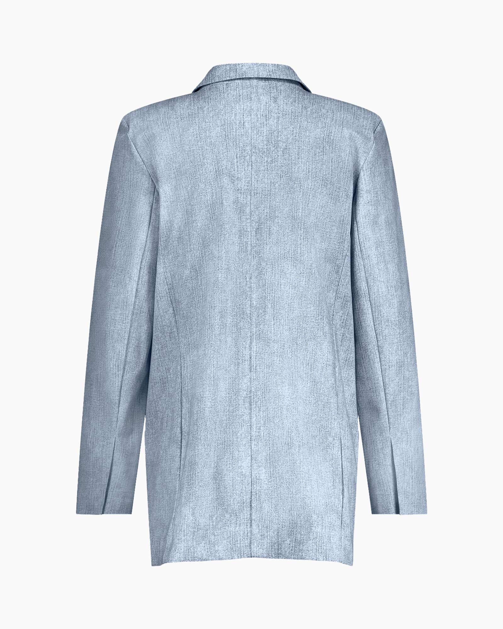 Blazer Blossom Bnd Denim Blauw