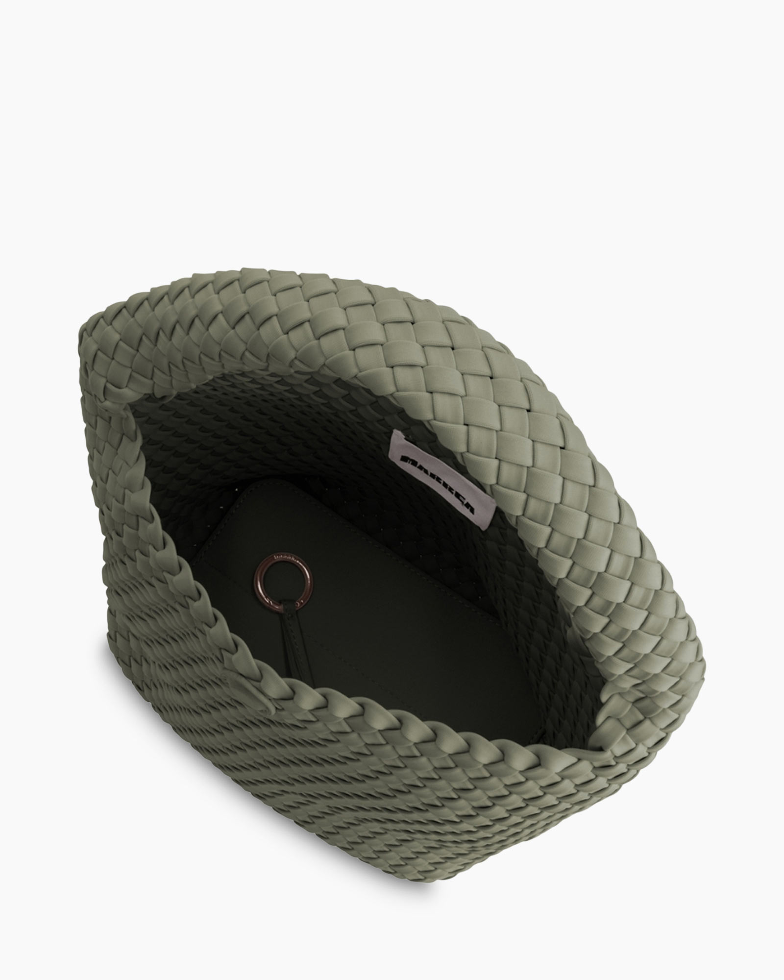 Schouder/hand Tas Bucket Groen