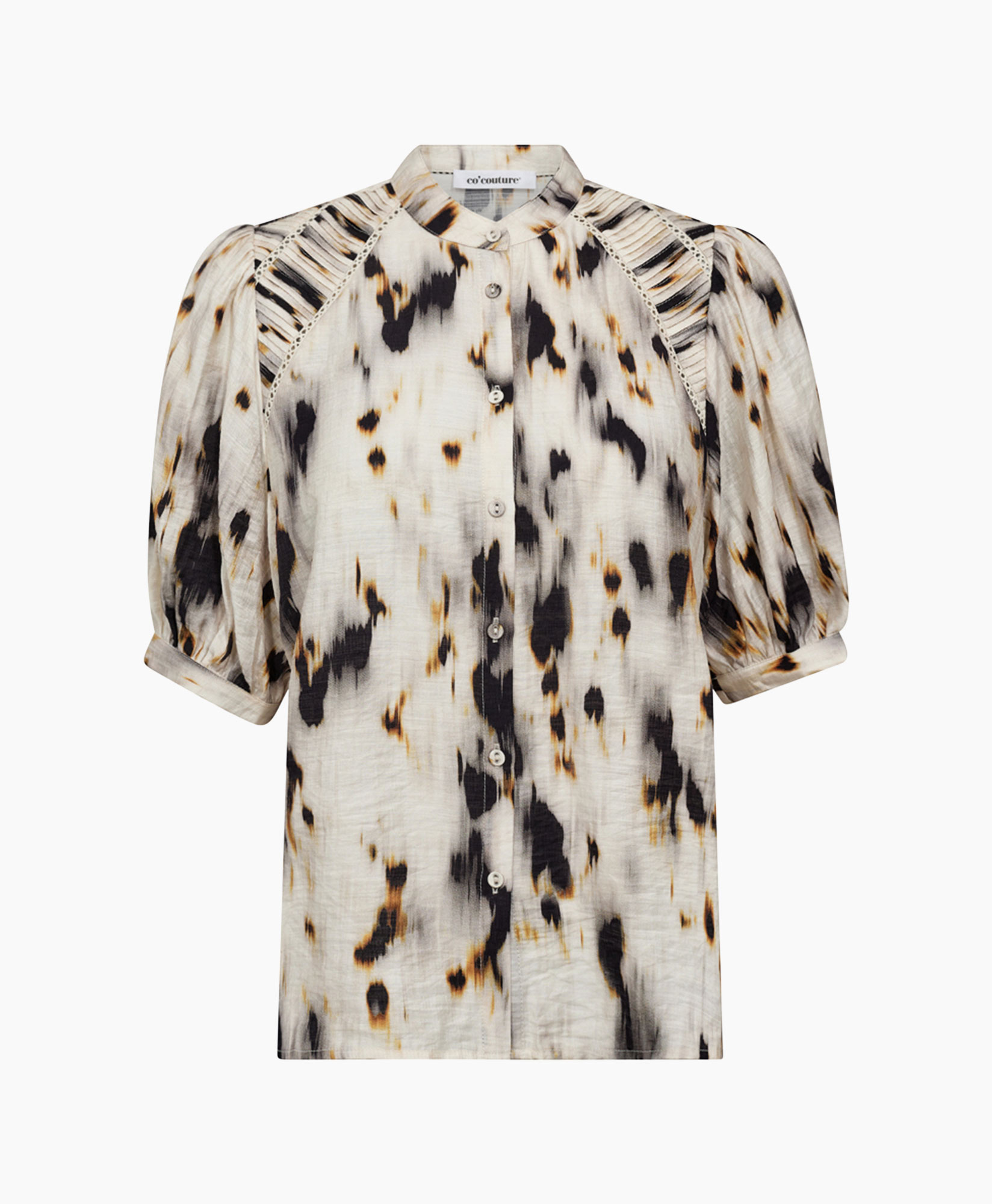 T-shirt Korte Mouw Elisa Ecru