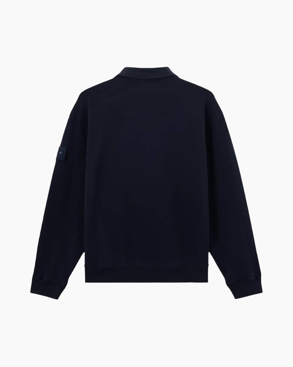 jacket, marineblauw, rond_neck, lang_mouw, achterkant