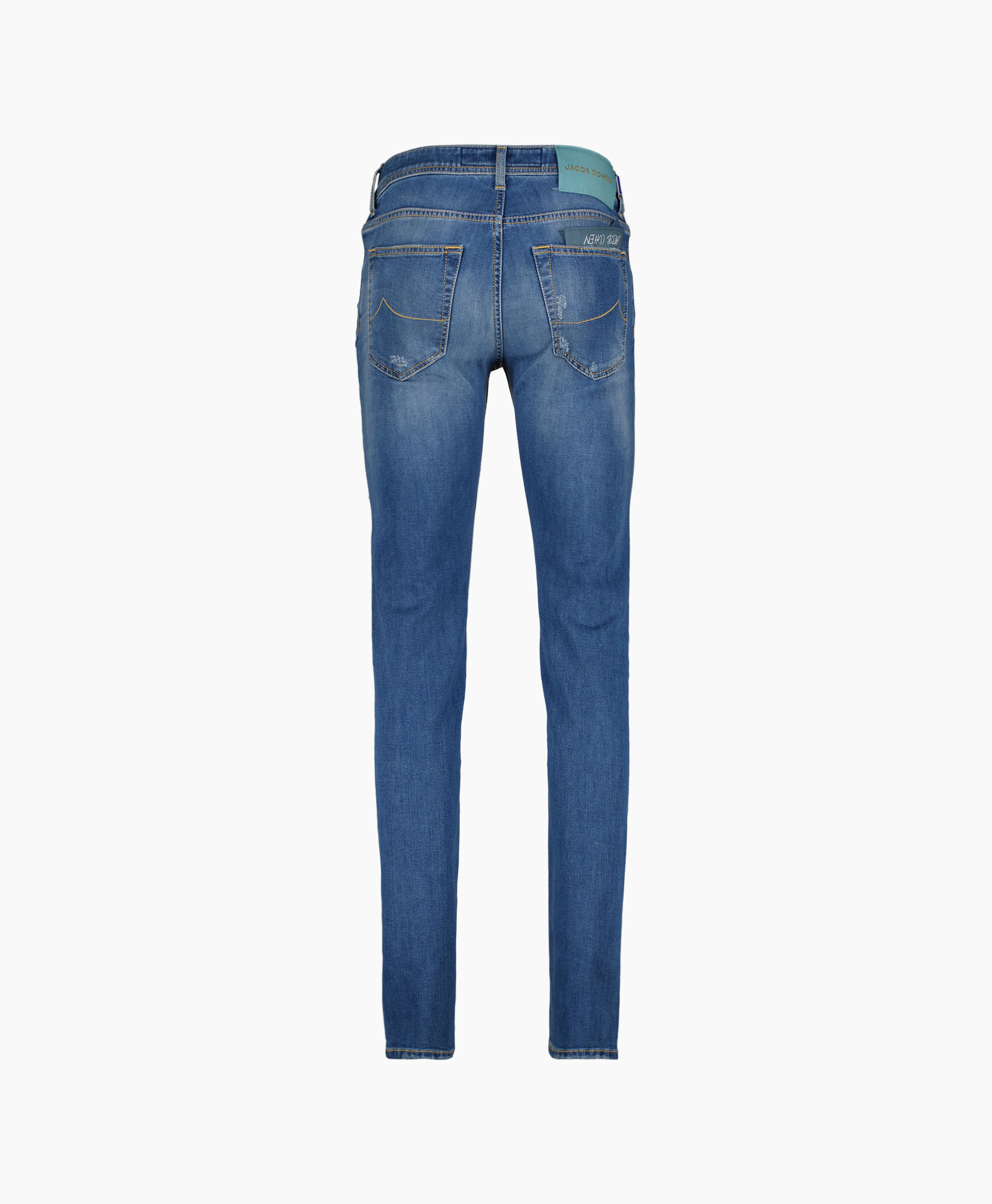 Jacob Cohen Jeans Super Slimfit Nick Blauw dessin