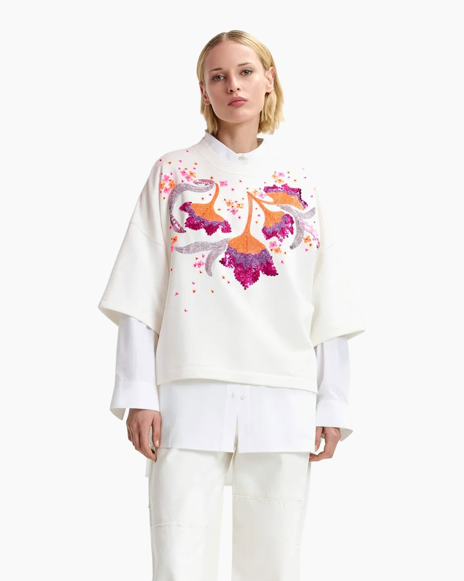 Trui Hotanical Off White