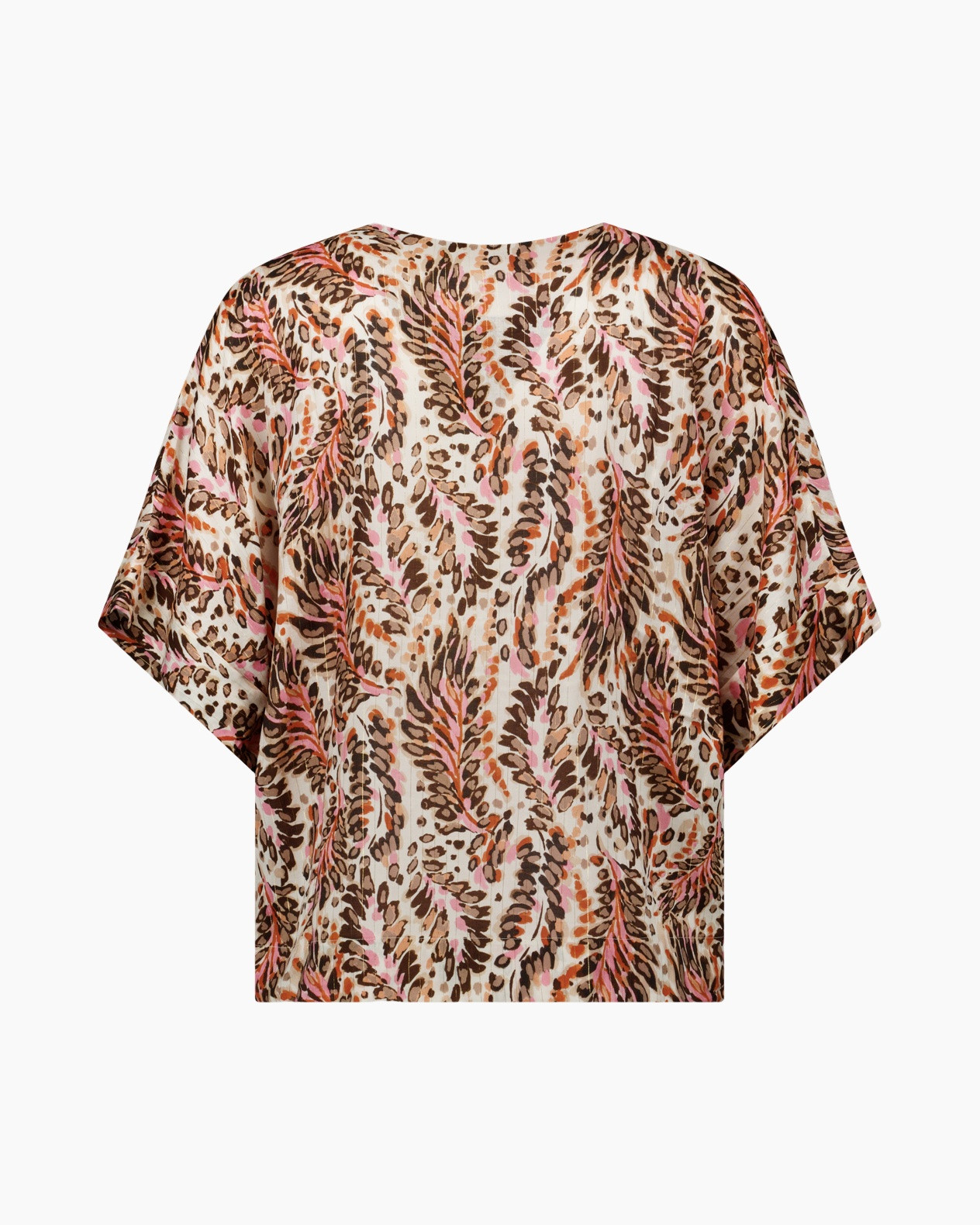 top, blouse, patroon, leopard, abstract