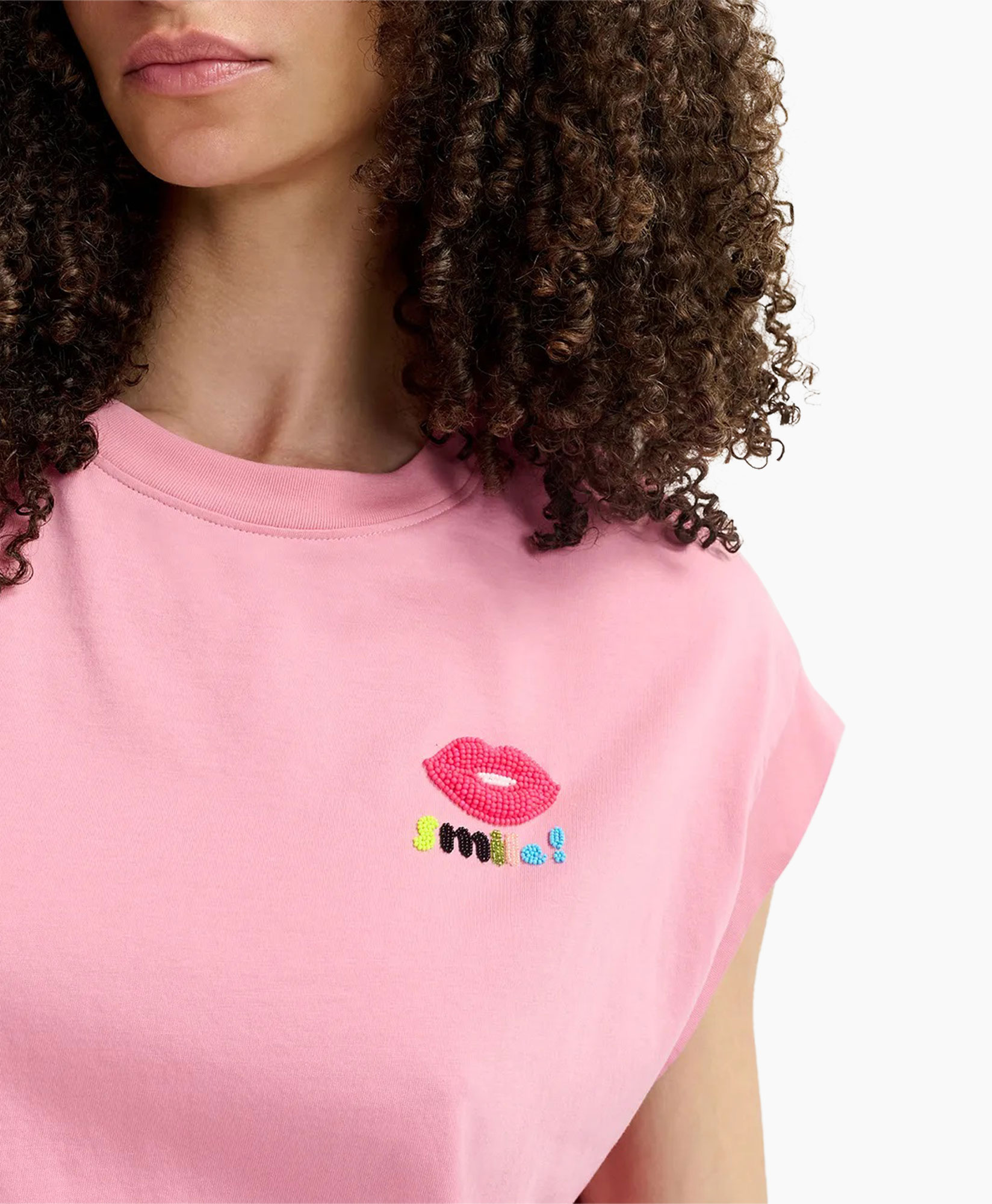T-shirt Glaieul Roze