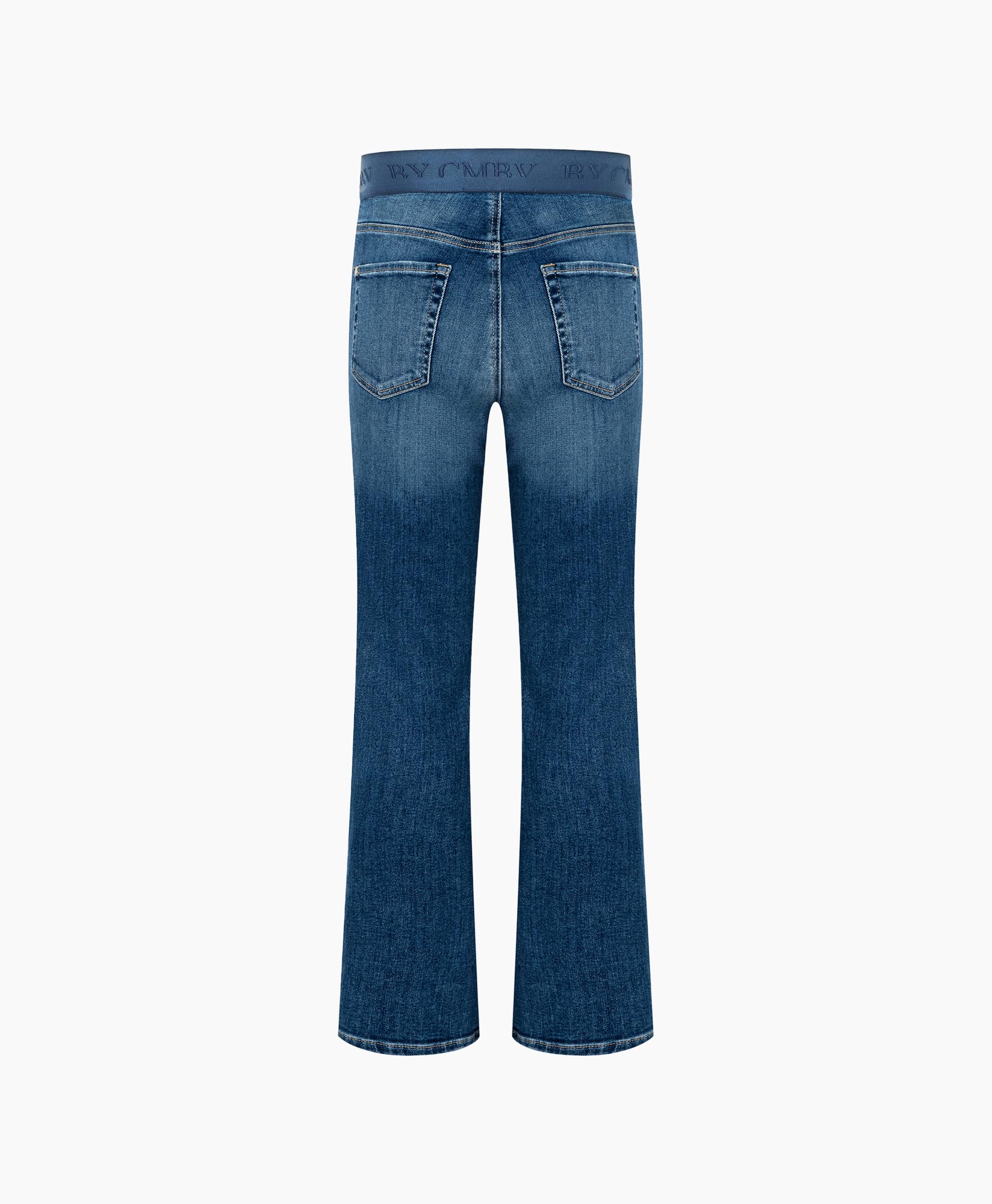 Jeans Philia Flared Shaping Highrise Superstretch midden blauw