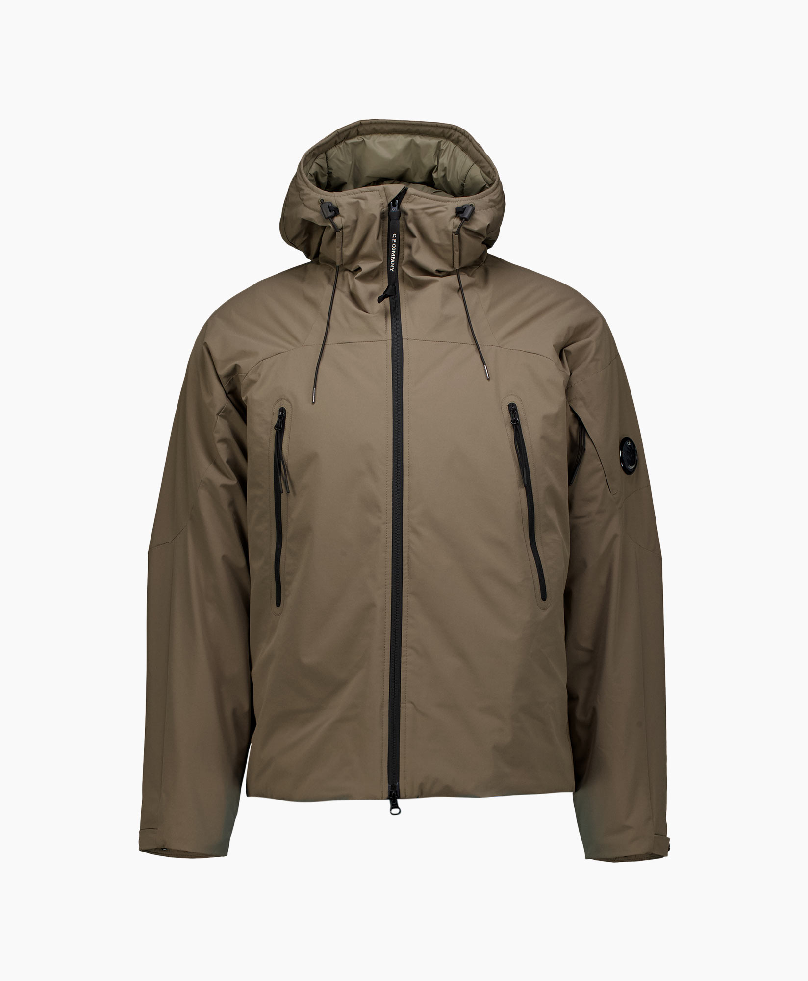 Gewatteerde Jas Outerwear Medium Jacket Beige