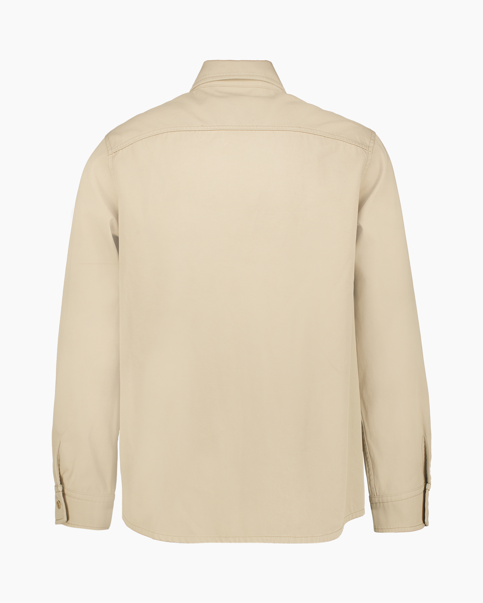 shirt, beige, winkelshirt, zakken, knopen