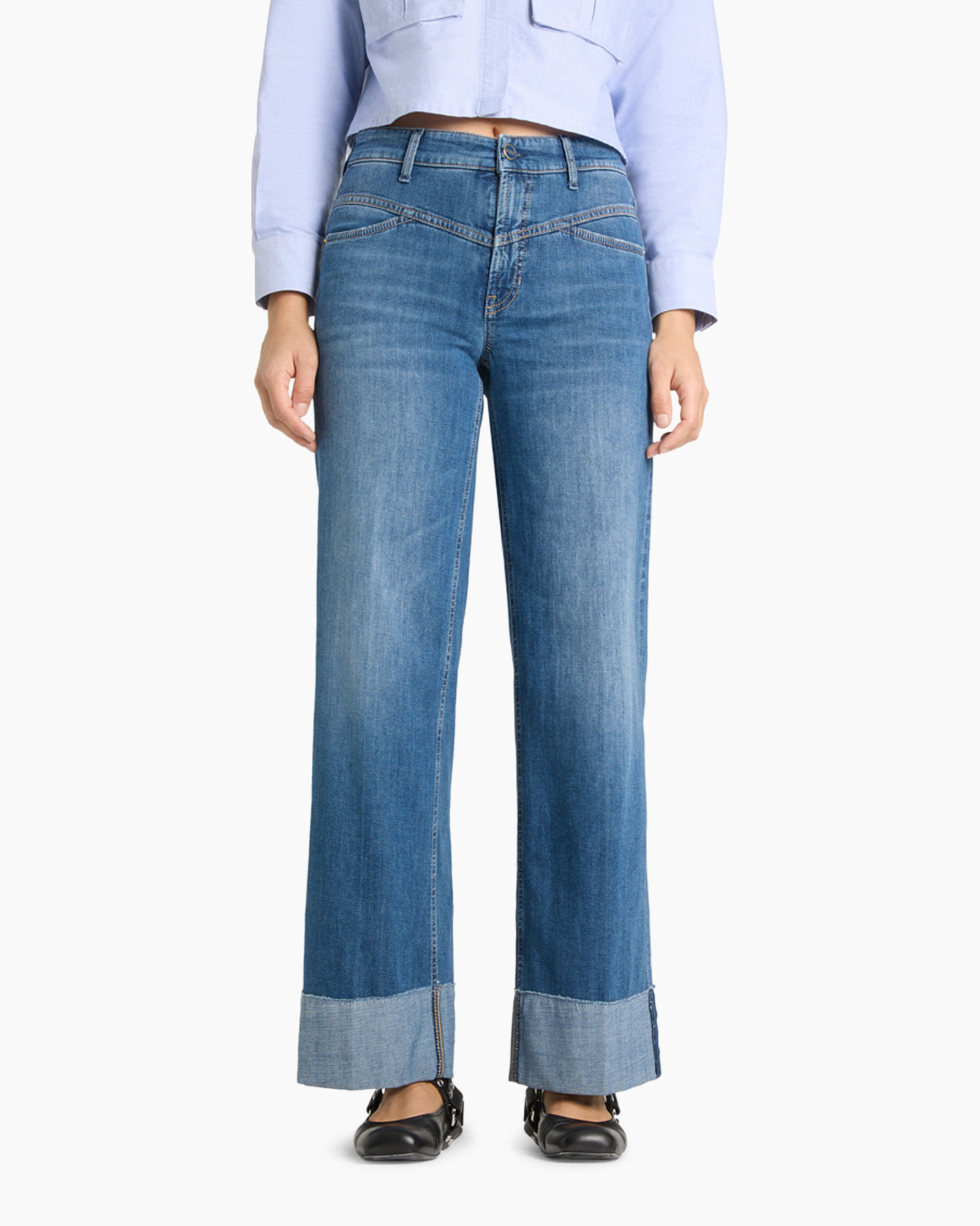 Jeans Antonia midden blauw