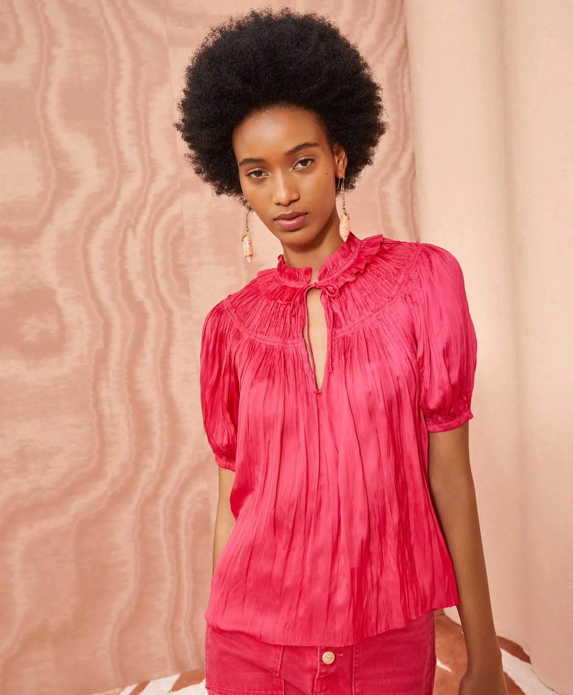 Ulla Johnson Blouse Pf230255 Pink
