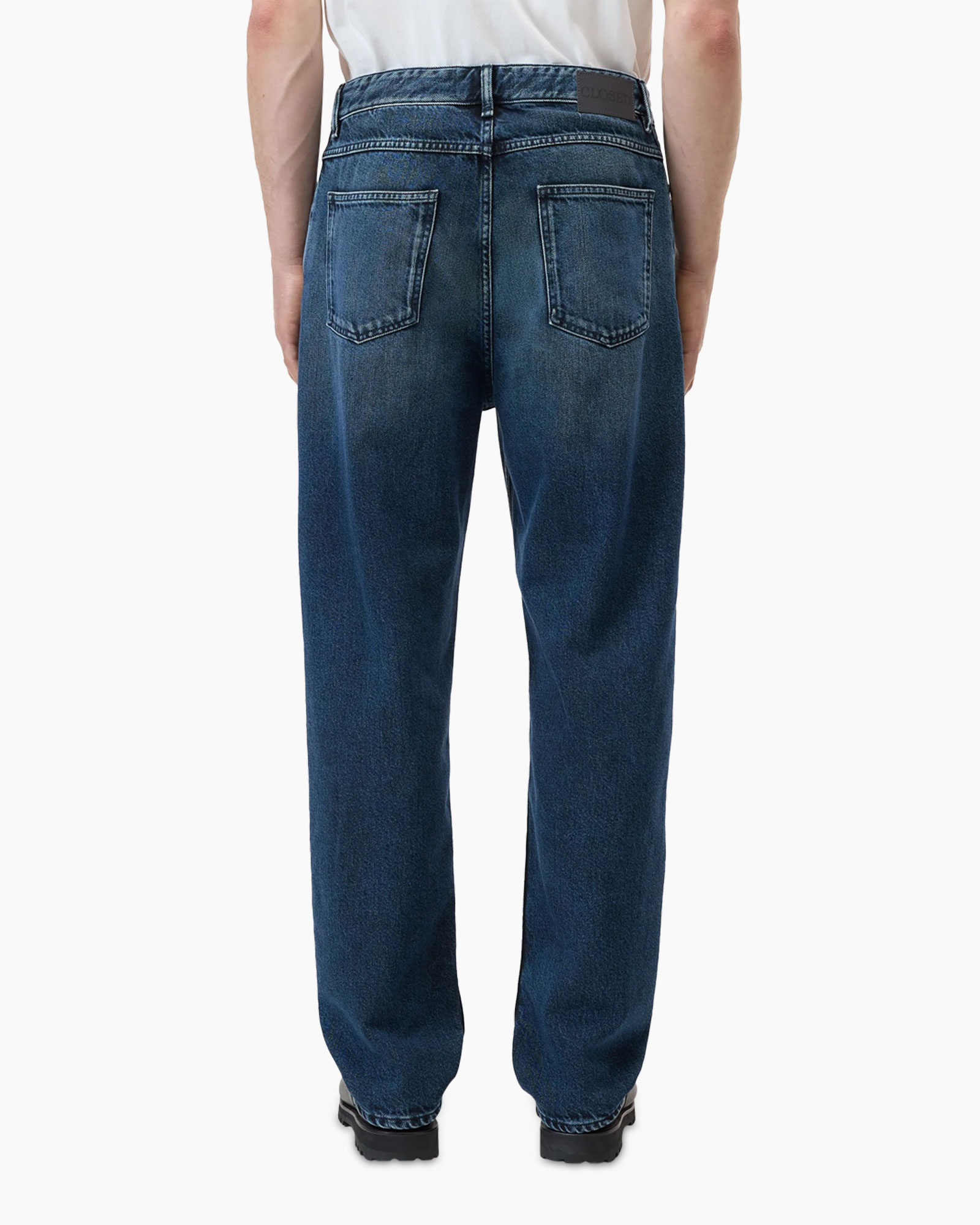 Jeans,  denim,  straight leg,  blauw,  broeken