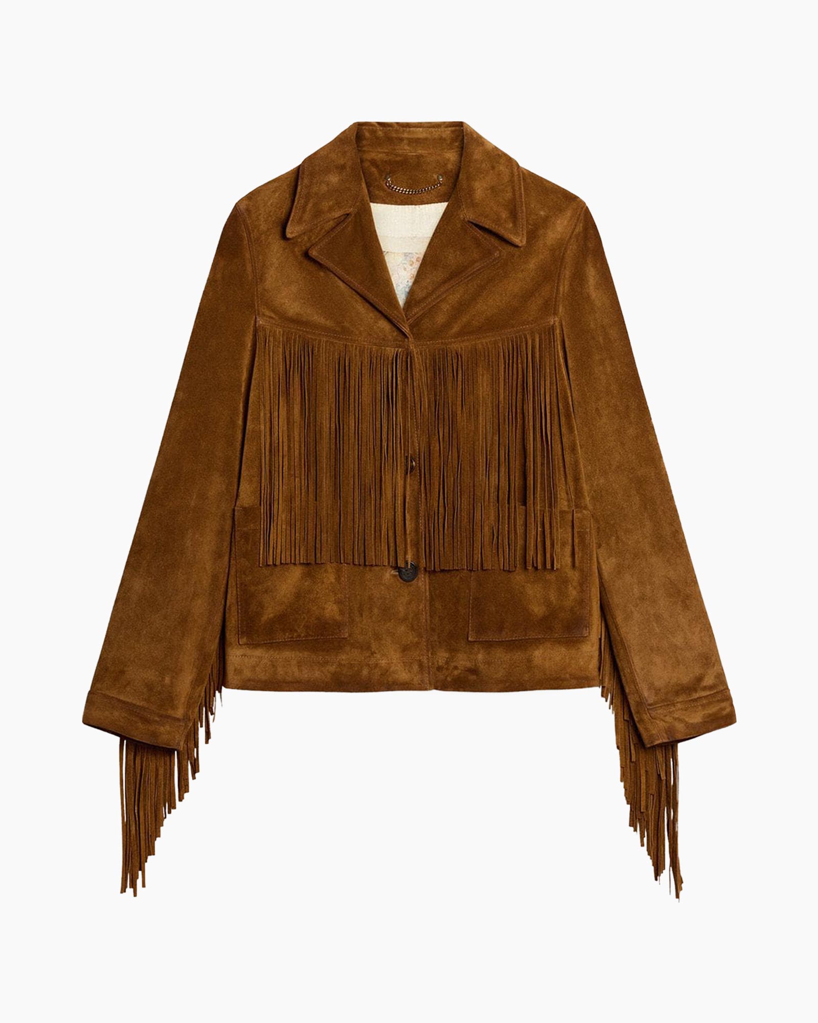 Jas Journey's W's Fringes Waxed Leather Bruin