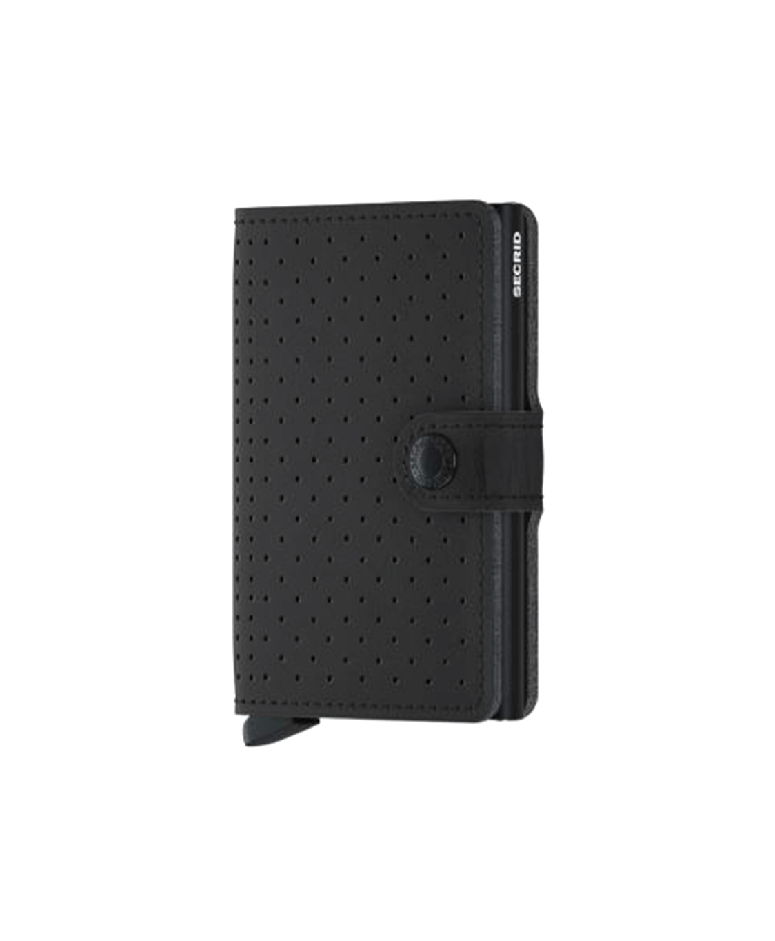 Secrid Diversen Miniwallet Perforated Black Zwart