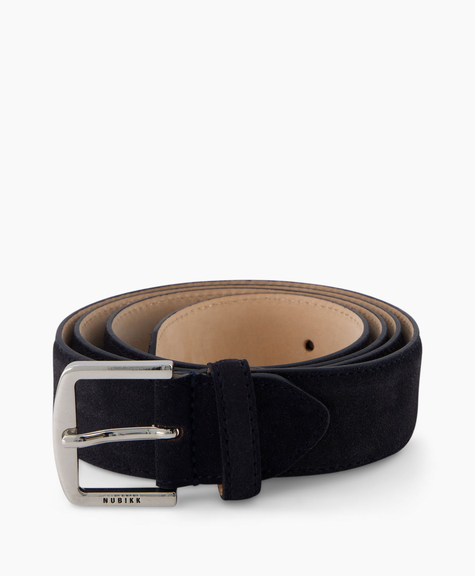 Riem James Belt Suede Blauw