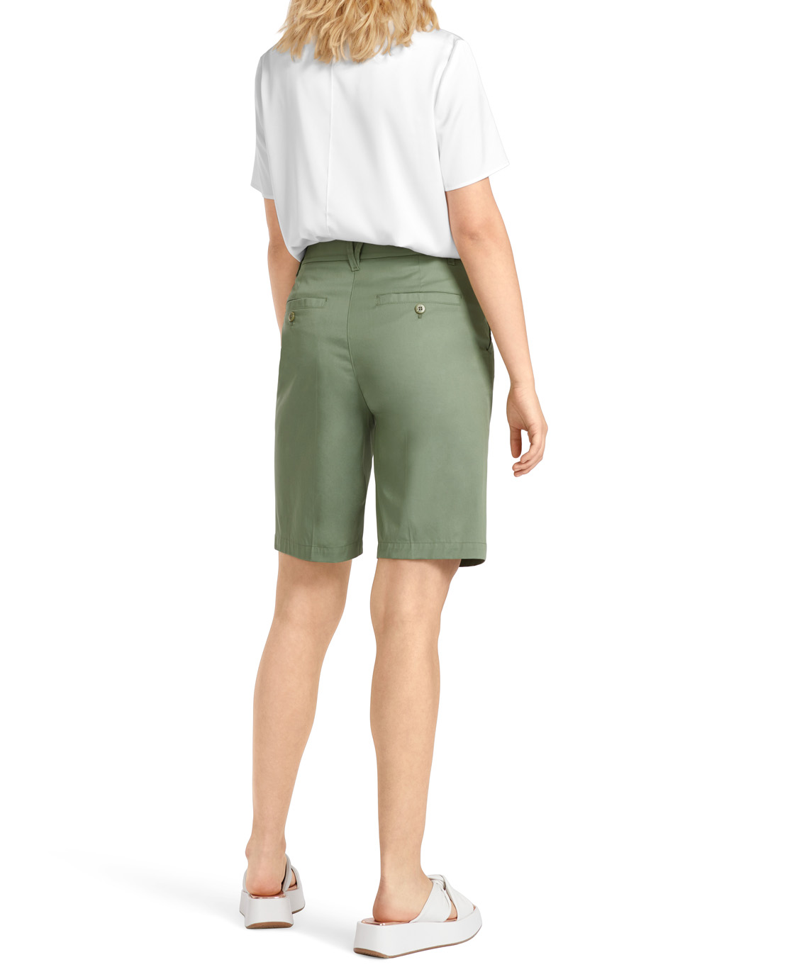 Marc Cain Pants Short Up 83.01 W51 Groen