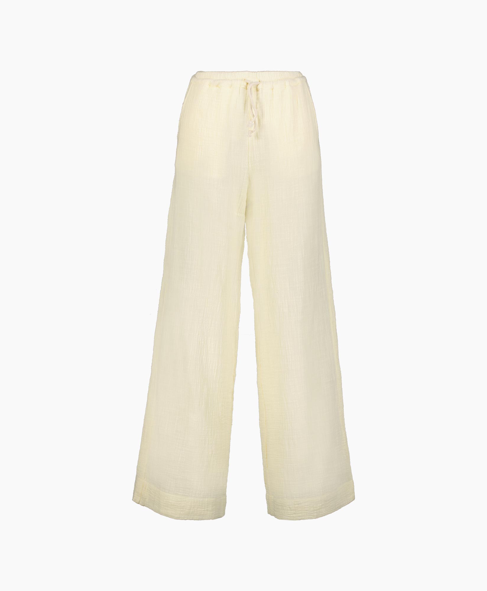 Pantalon Riley Bamboo licht geel