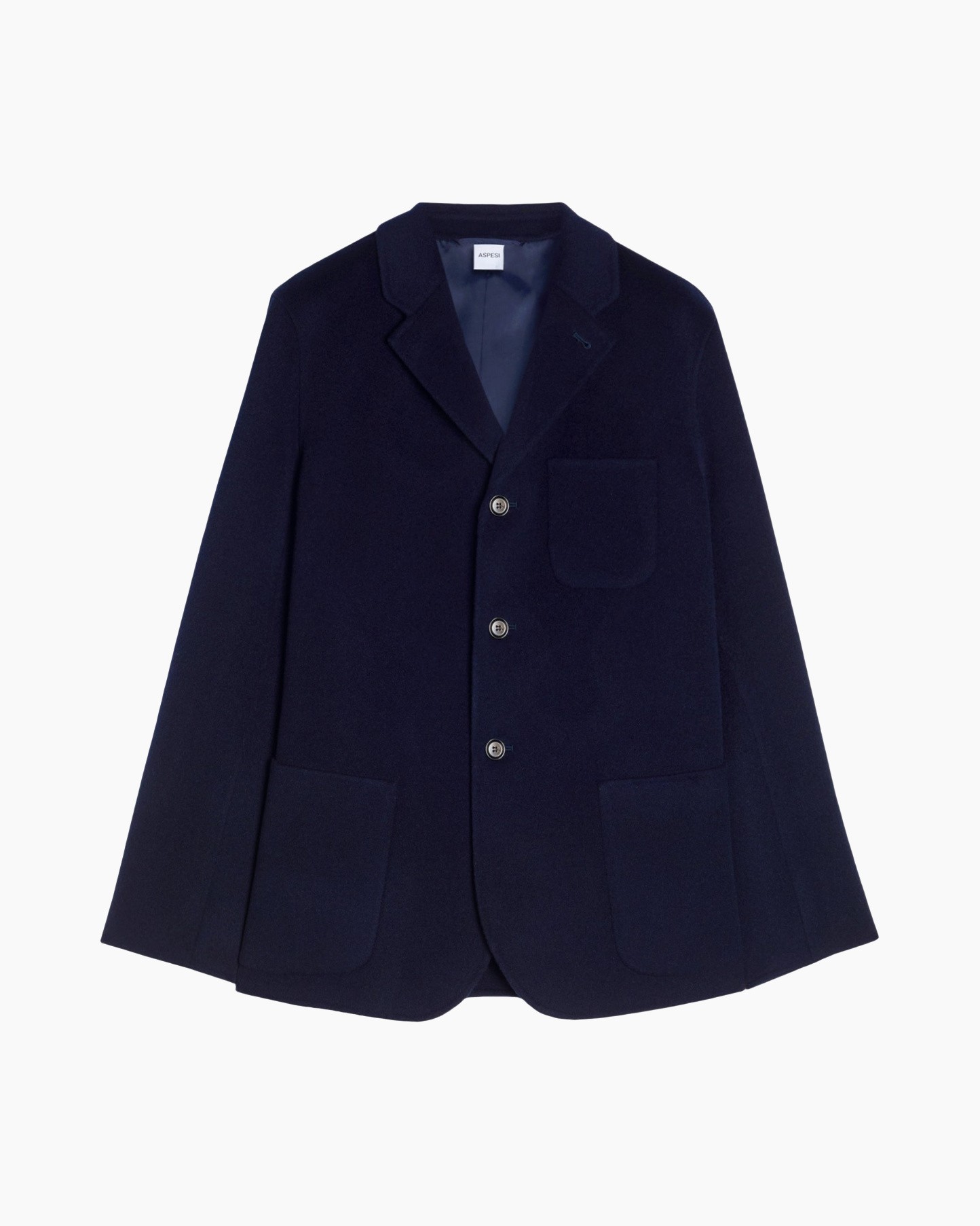 blazer, marineblauw, enkelvoudige knoop, knopen, patchzakken