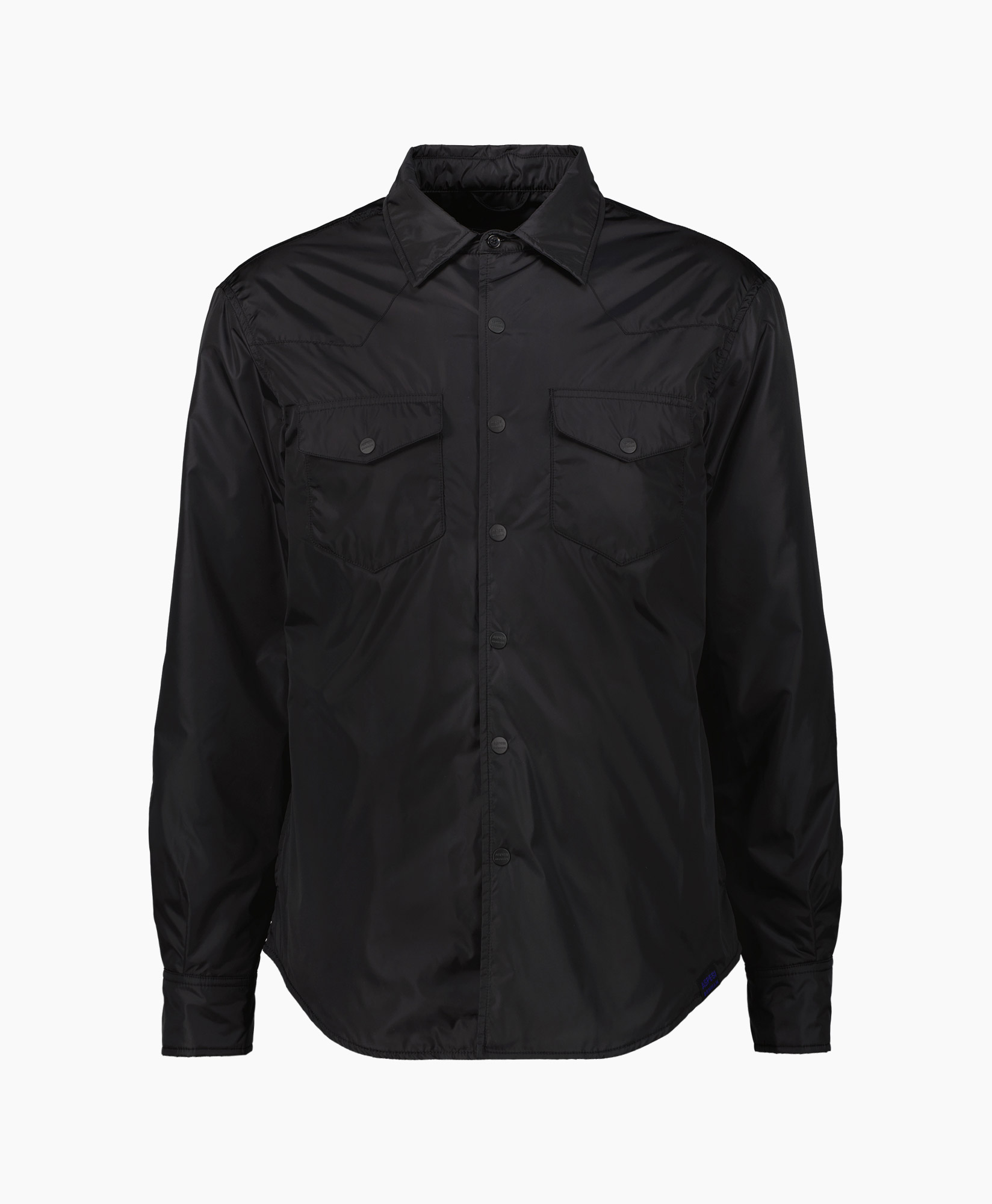 Denham Overhemd Mens Nylon  Shirt / Mod 4/20a Zwart