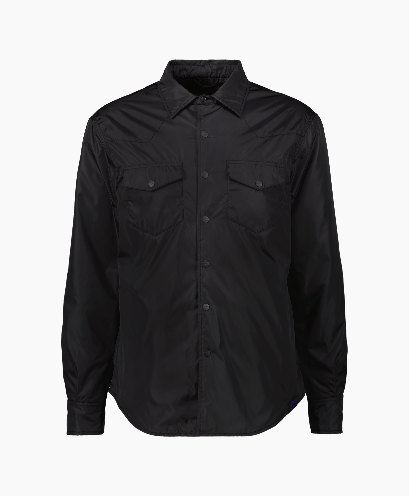 Denham Overhemd Mens Nylon Shirt / Mod 4/20a Zwart